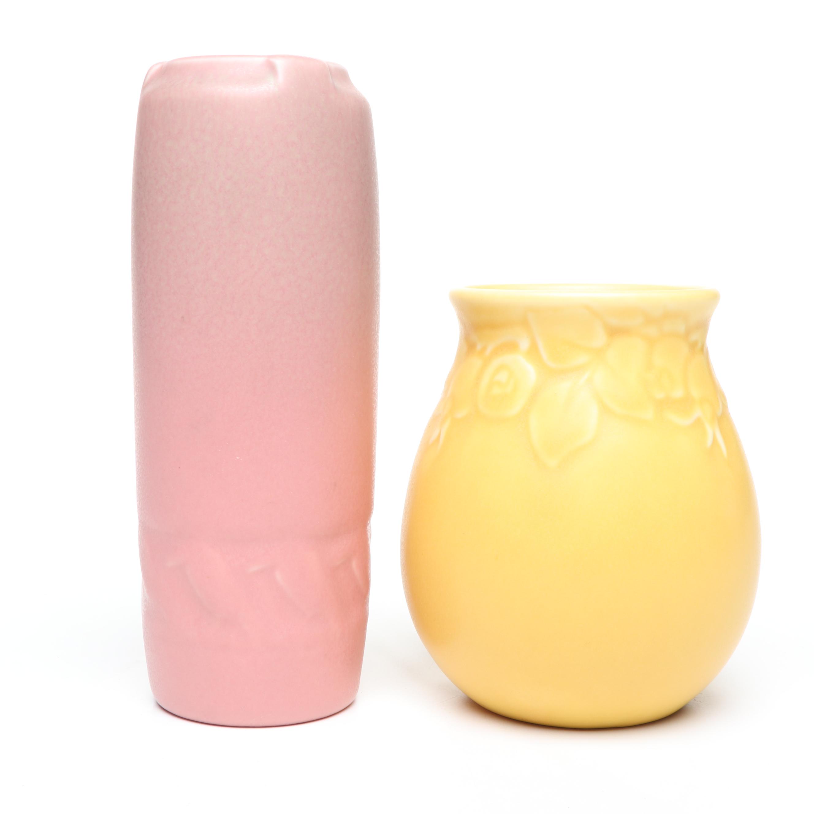 Rookwood Pottery Matte Glaze Production Vases, 1930s