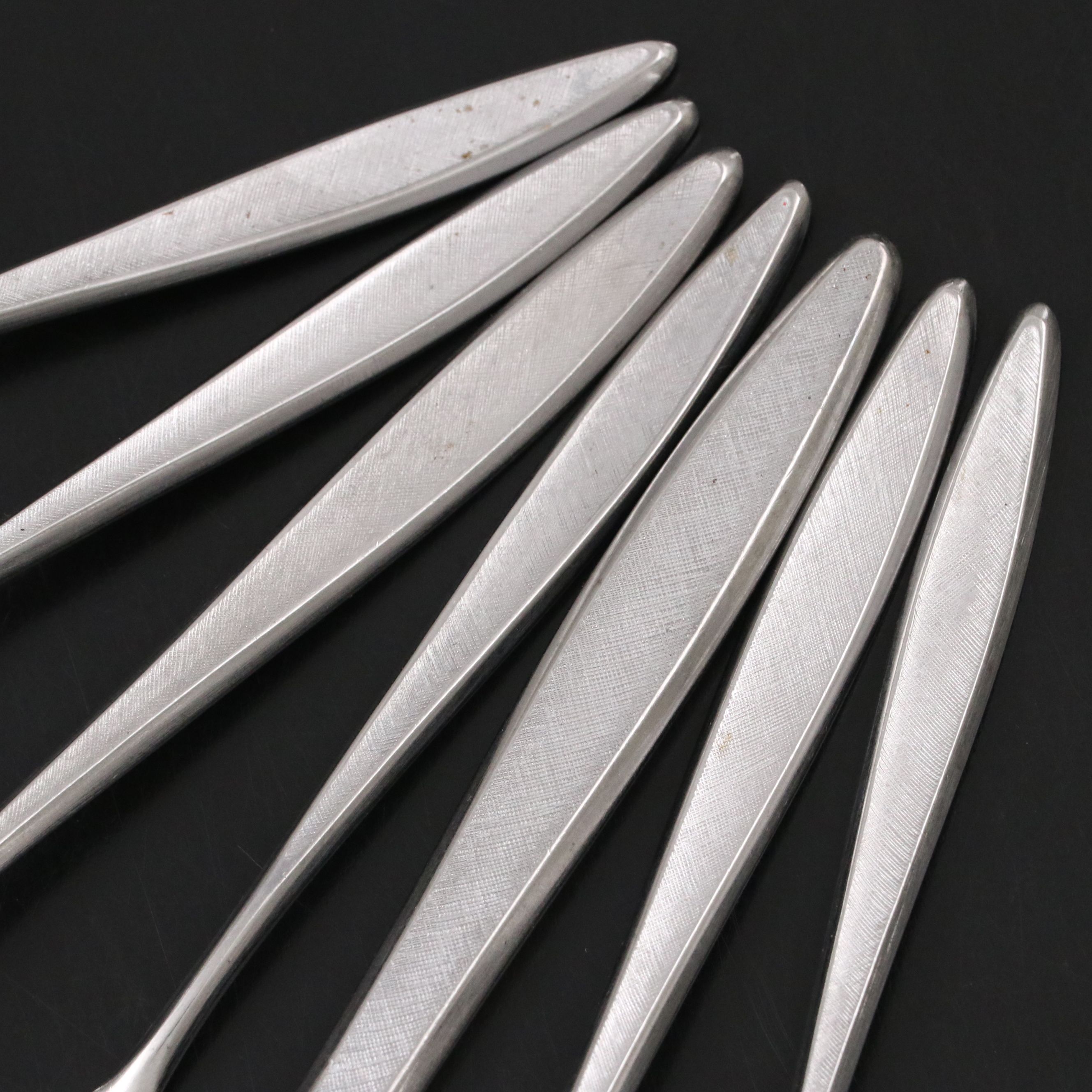 Vintage National "Napoli" Stainless Steel Flatware with Other Serving Pieces