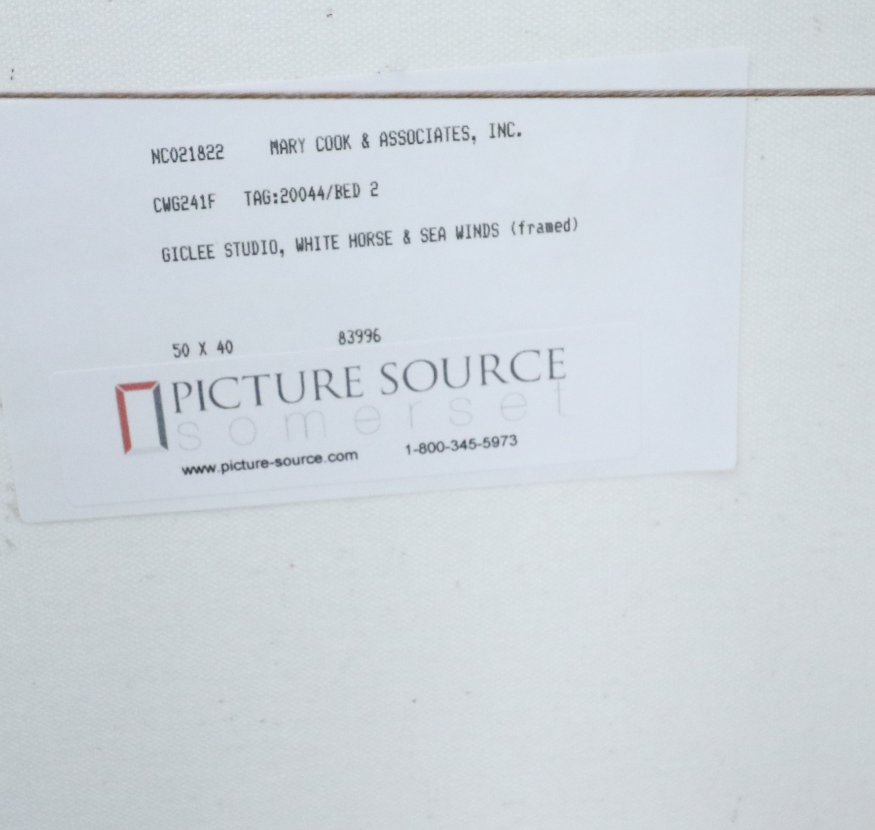 Giclée "White Horse & Sea Winds"