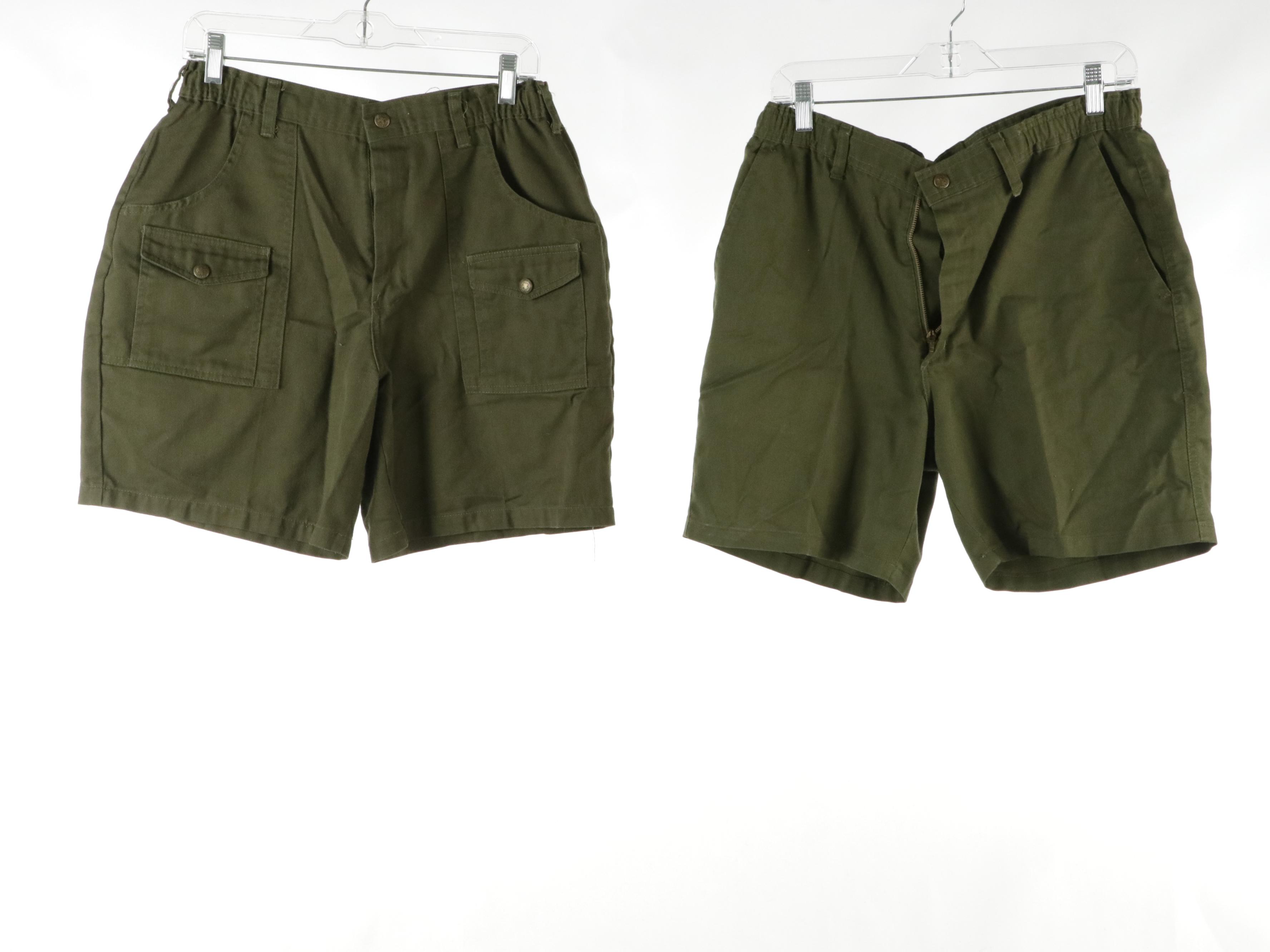 Boy Scout Adult Uniform Shorts and Trouser with Other Vest and Swim Trunks