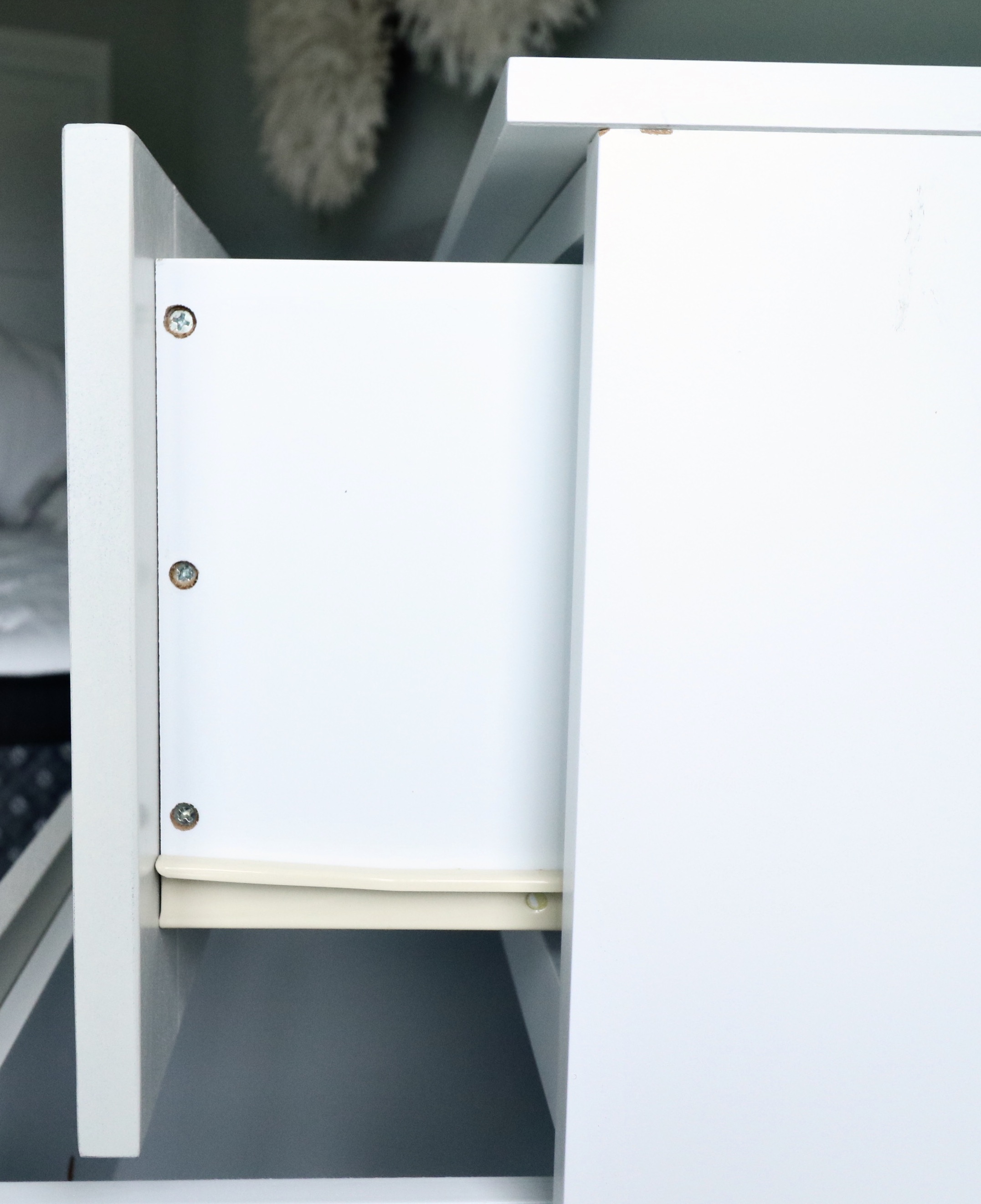 Safavieh "Genevieve" White Stained Three-Drawer Dresser