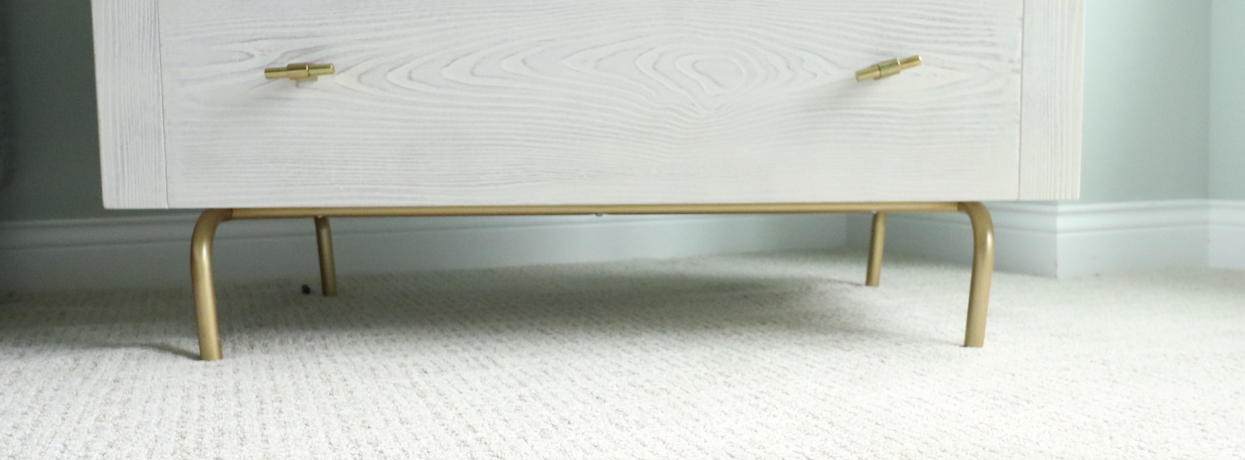 Safavieh "Genevieve" White Stained Three-Drawer Dresser