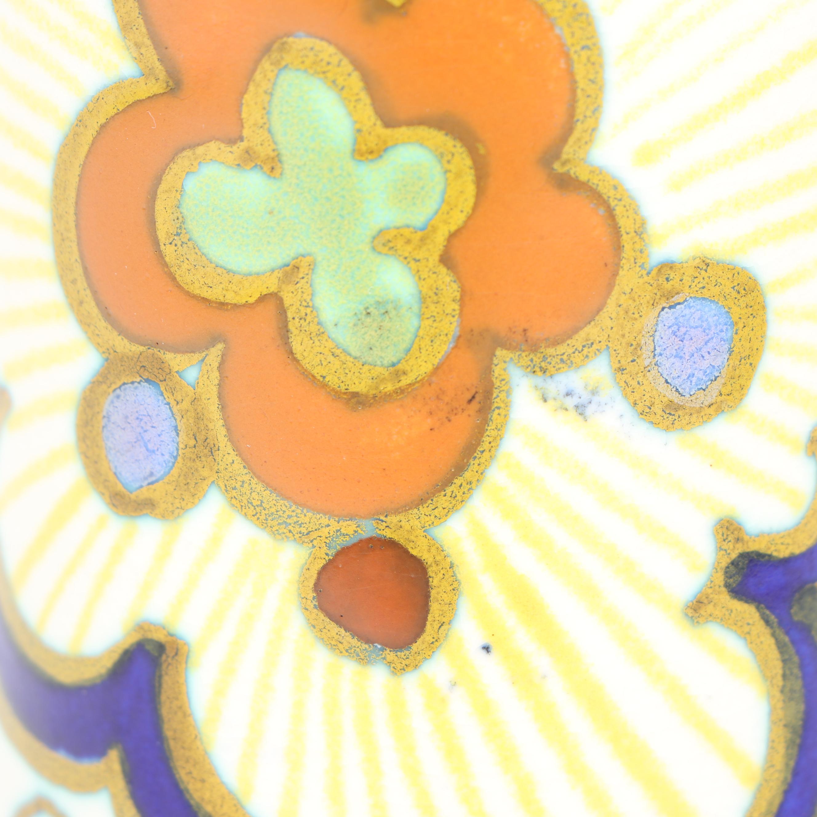 Gouda Holland Pottery Candle Holder and Vase