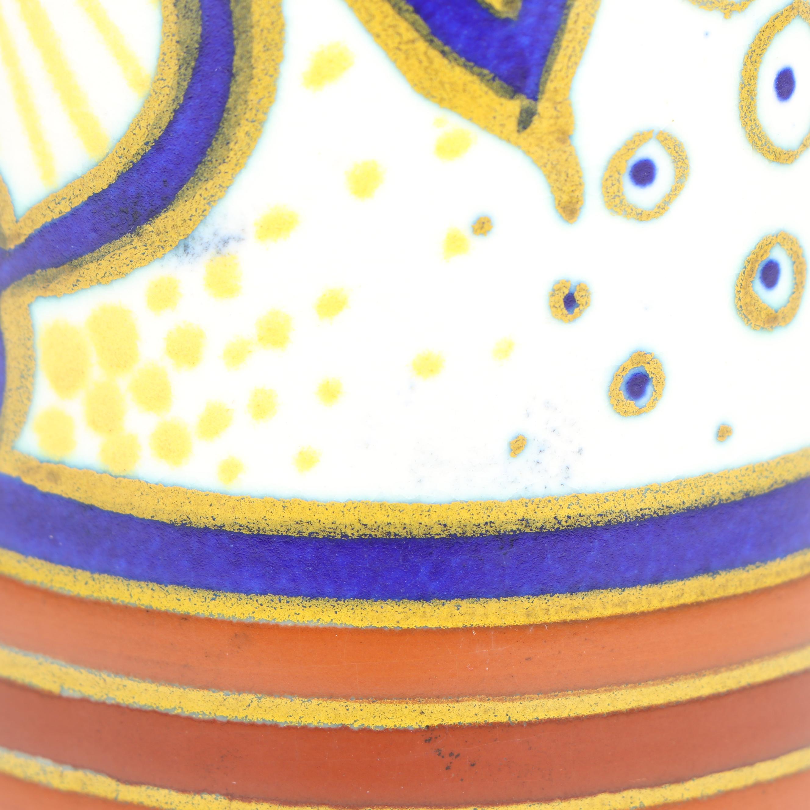 Gouda Holland Pottery Candle Holder and Vase