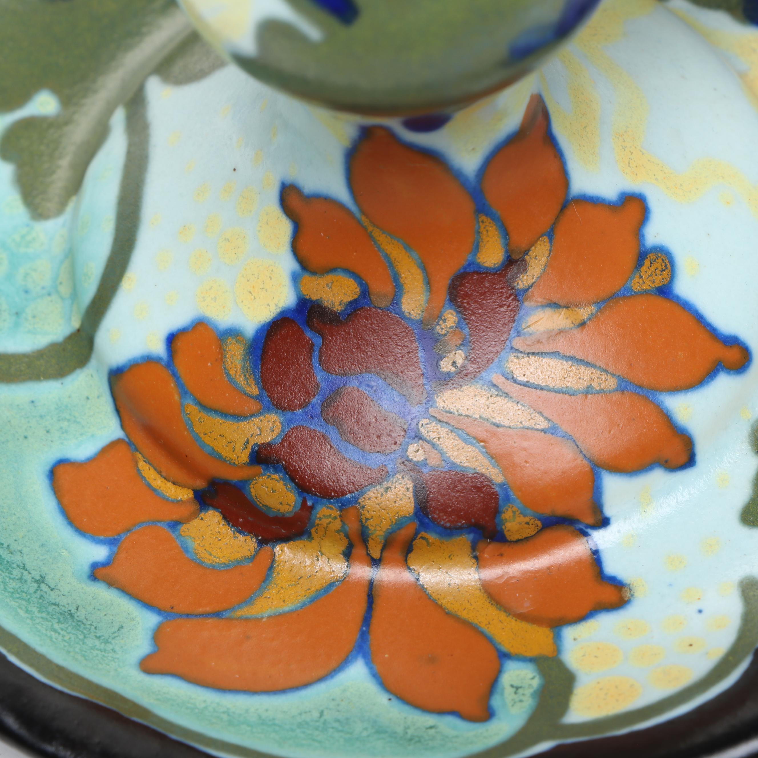 Gouda Holland Pottery Candle Holder and Vase