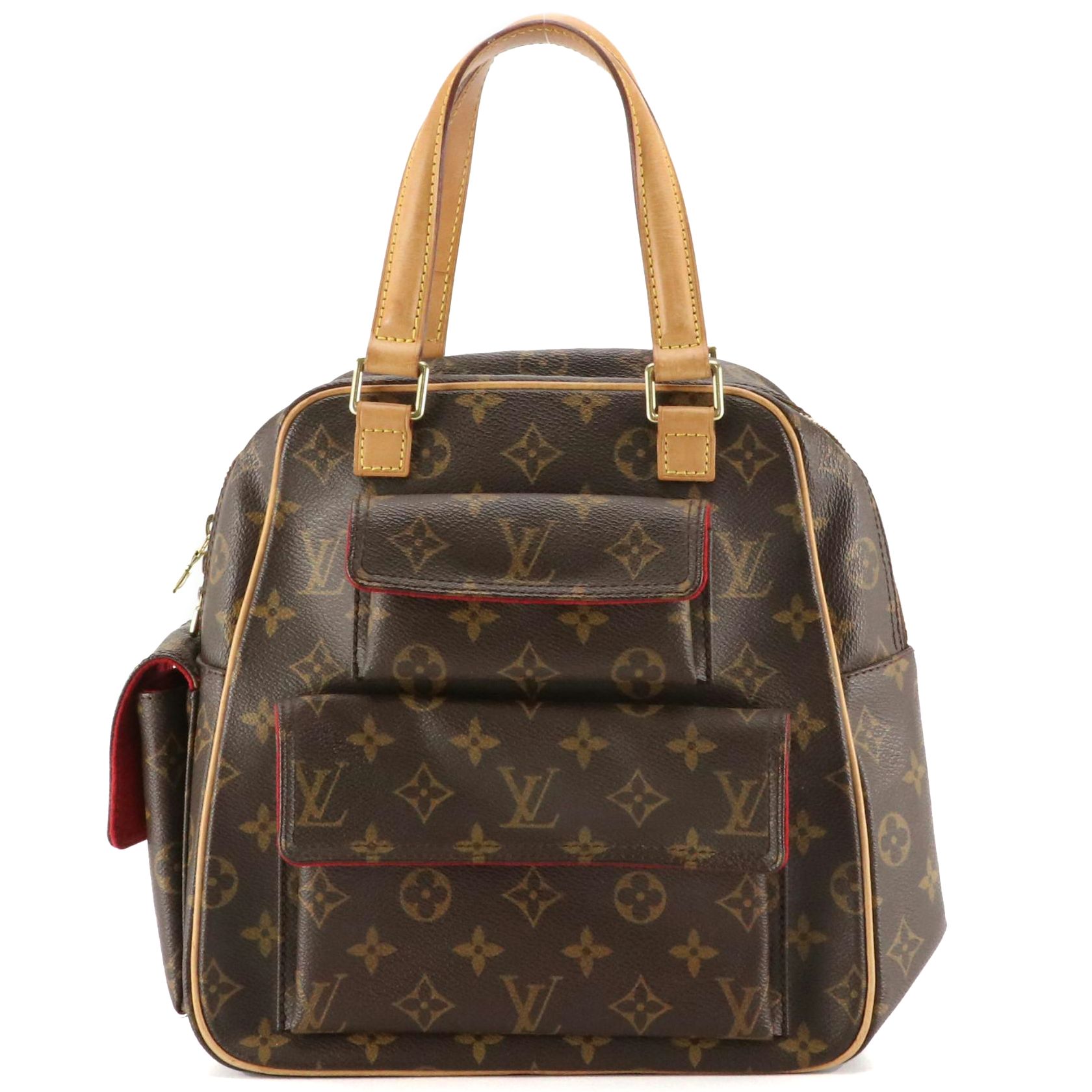 Louis Vuitton Excentri-Cité Handbag in Monogram Canvas and Vachetta Leather