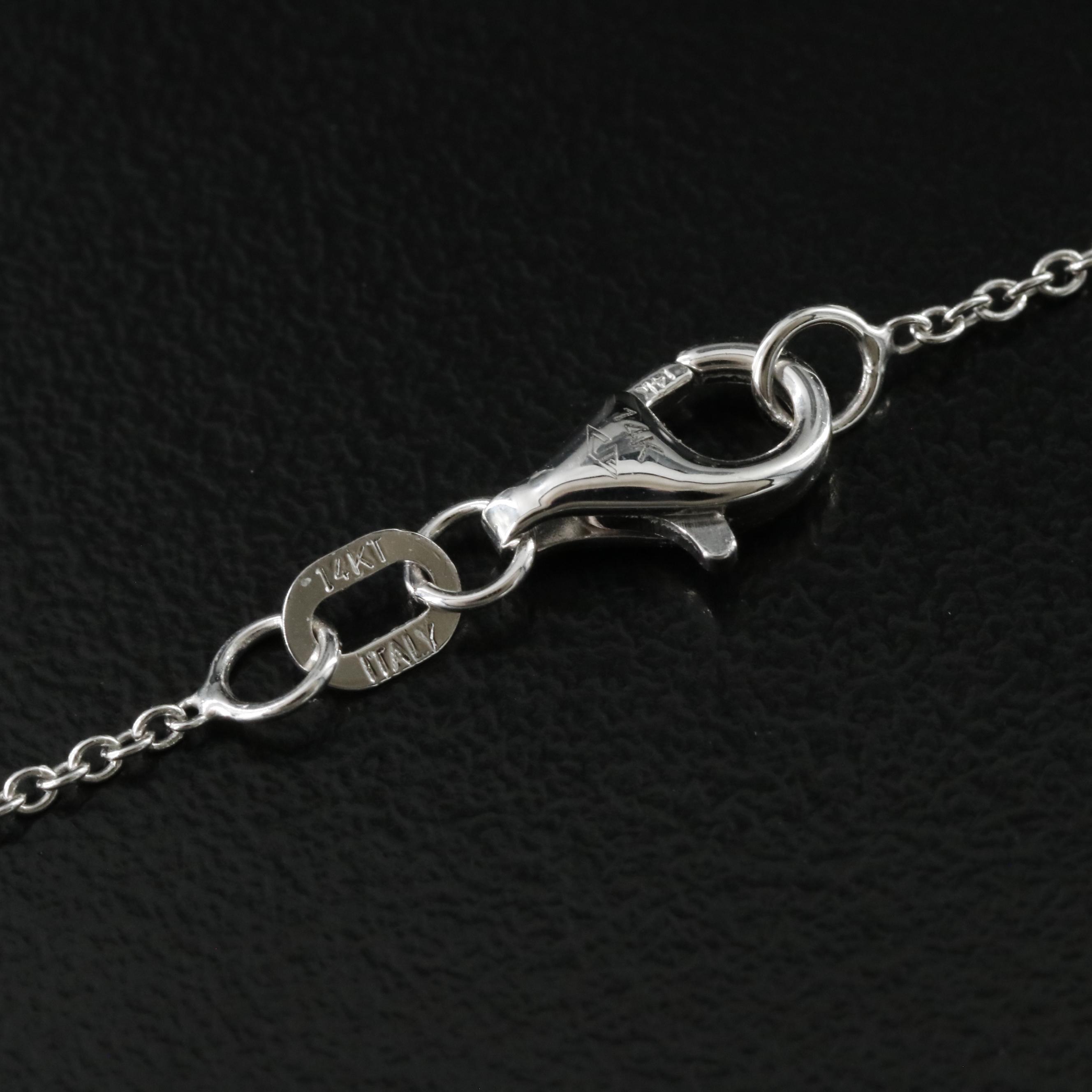 14K 0.08 CTW Diamond Love Necklace