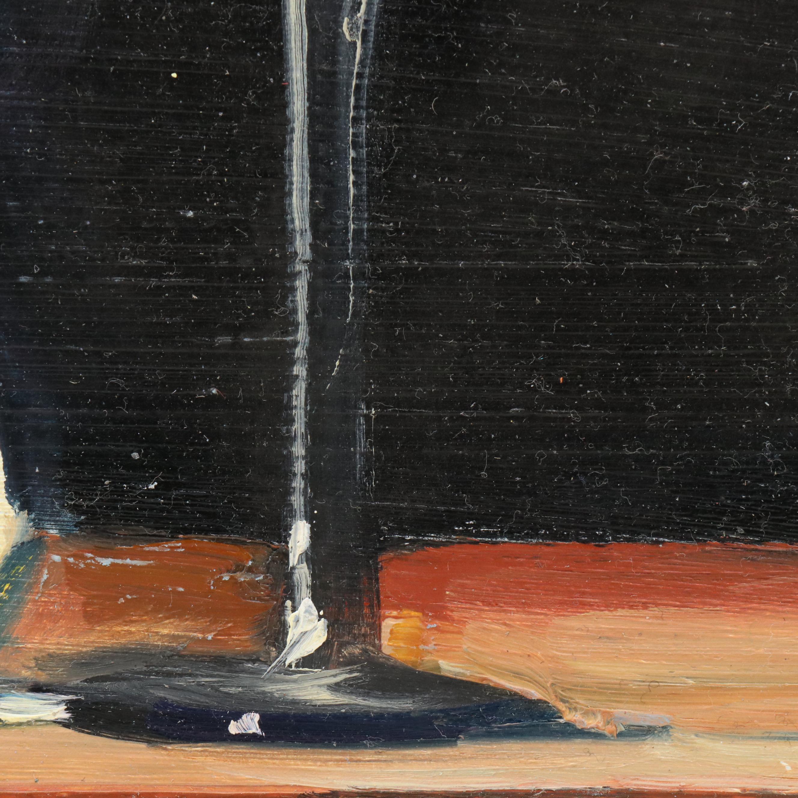 Natalia Demenko Still Life Oil Painting with Lemons and Martini, 21st Century