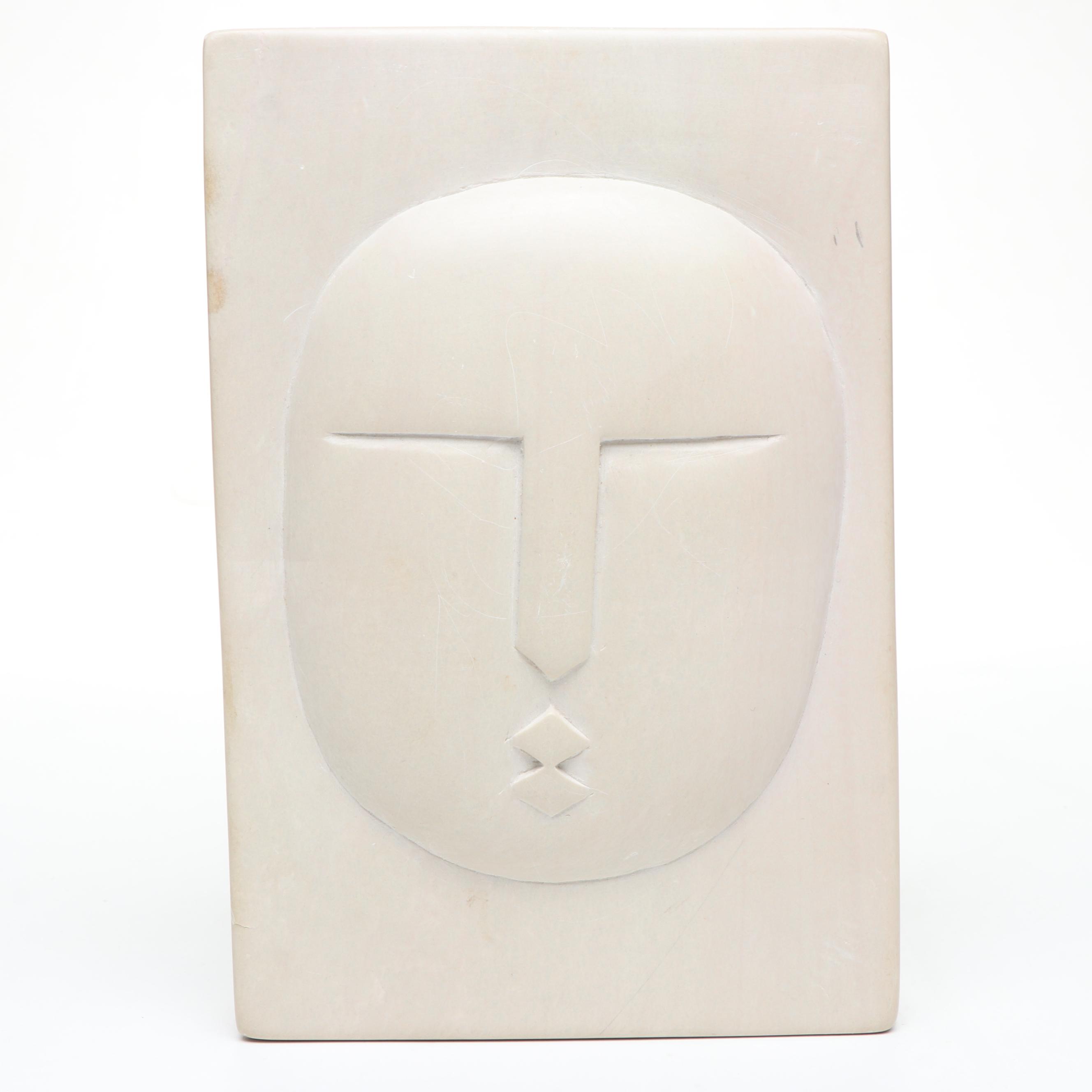 Kenyan Hand-Carved Soapstone Box with Polish Chip-Carved Sunflowers Wood Box