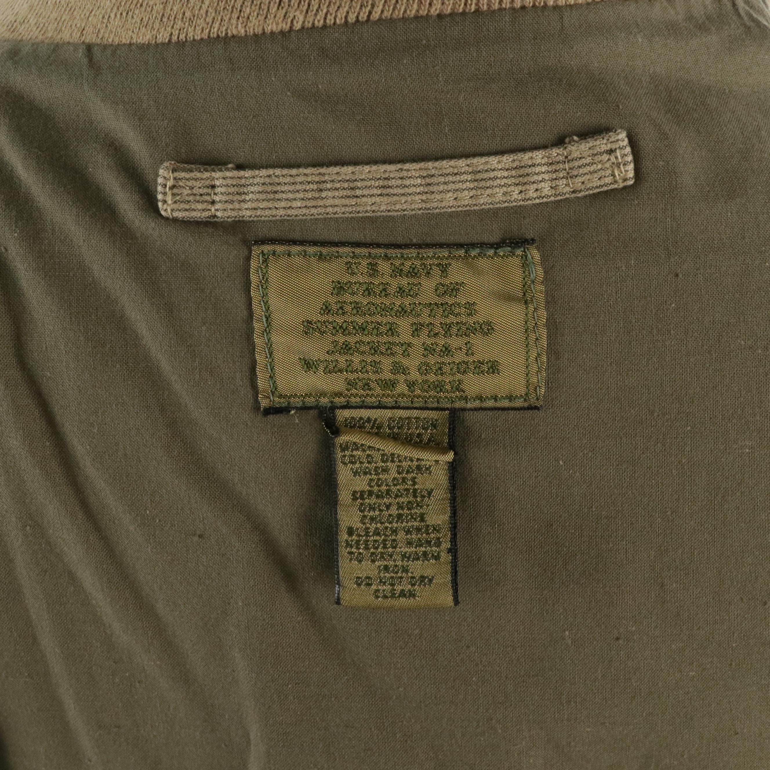 Men's Will & Geiger and Avirex Limited Brown Leather Bomber Jacket & Zip Jacket