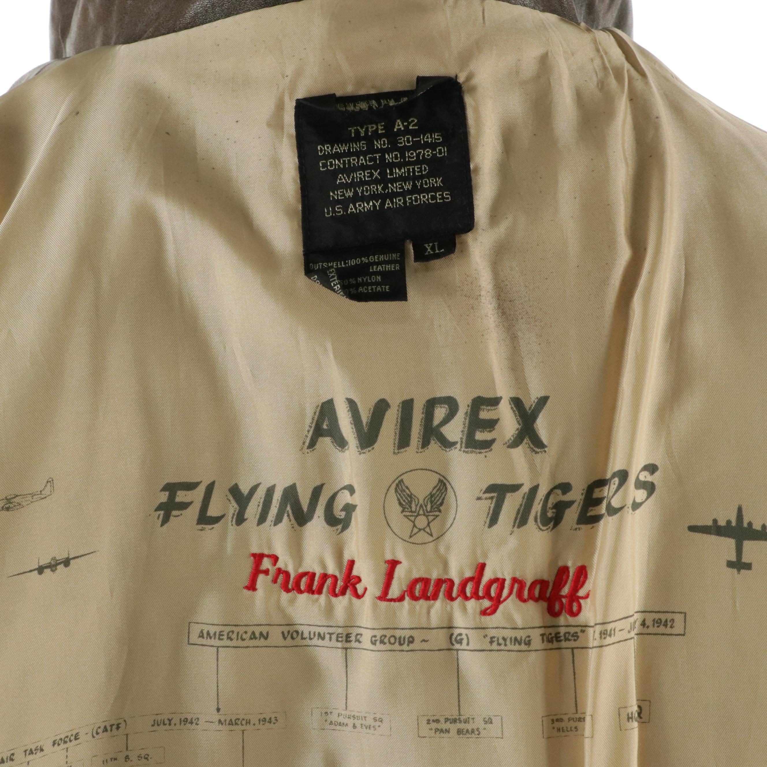 Men's Will & Geiger and Avirex Limited Brown Leather Bomber Jacket & Zip Jacket