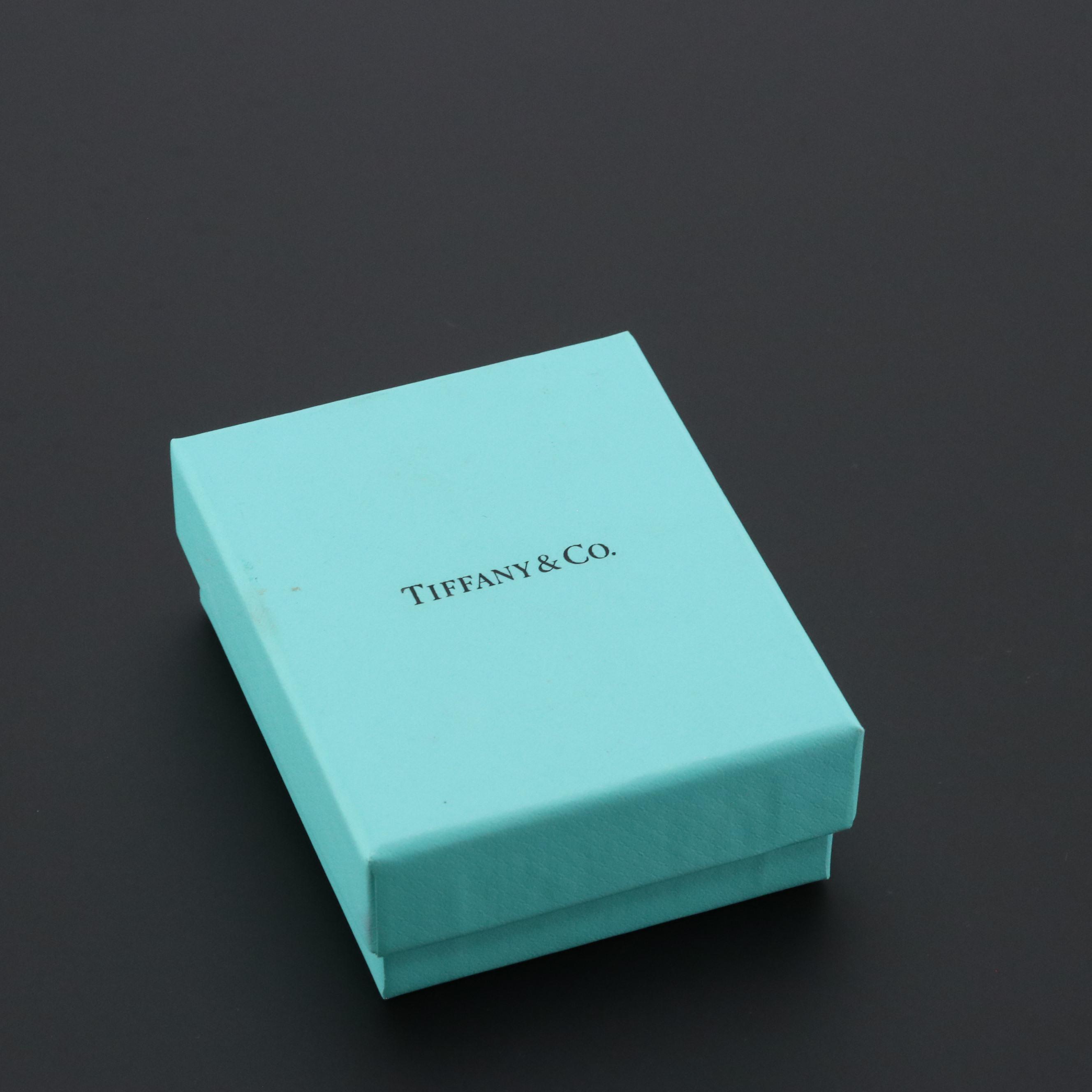 Tiffany & Co. Open Atlas Sterling Pendant Necklace in Box