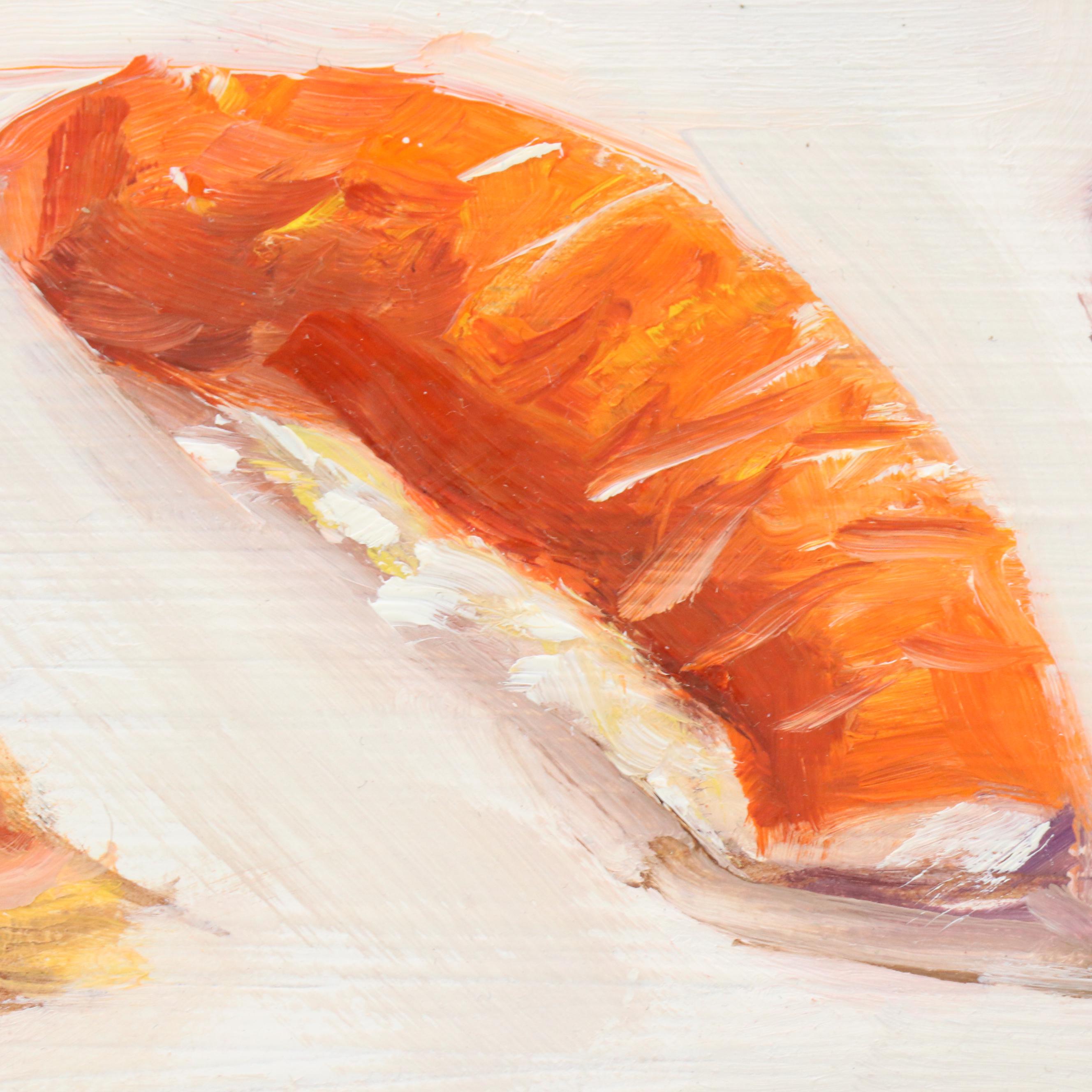 Natalia Demenko Still Life Oil Painting of Sushi, 21st Century