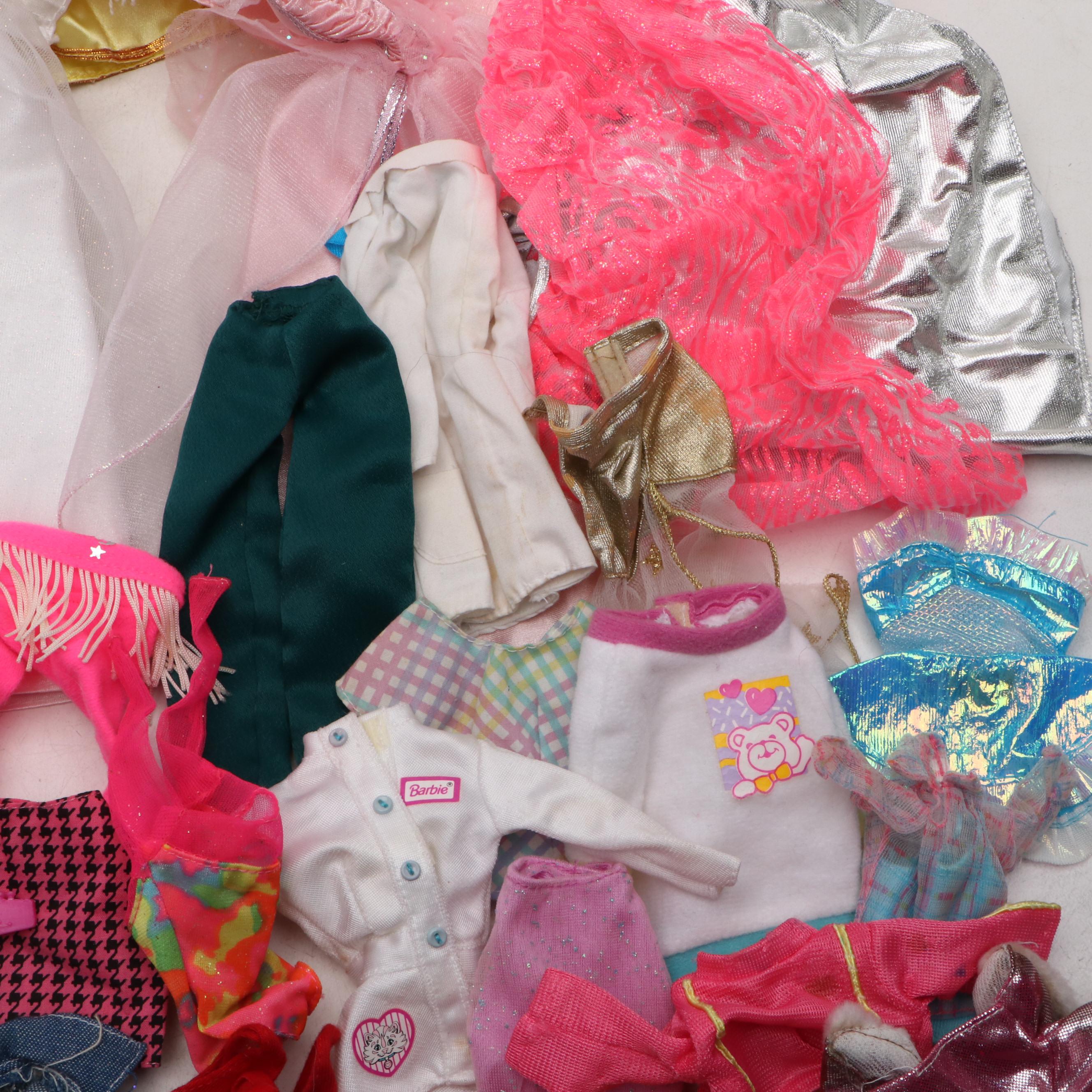 Mattel Barbie Doll with Clothes, Late 20th Century