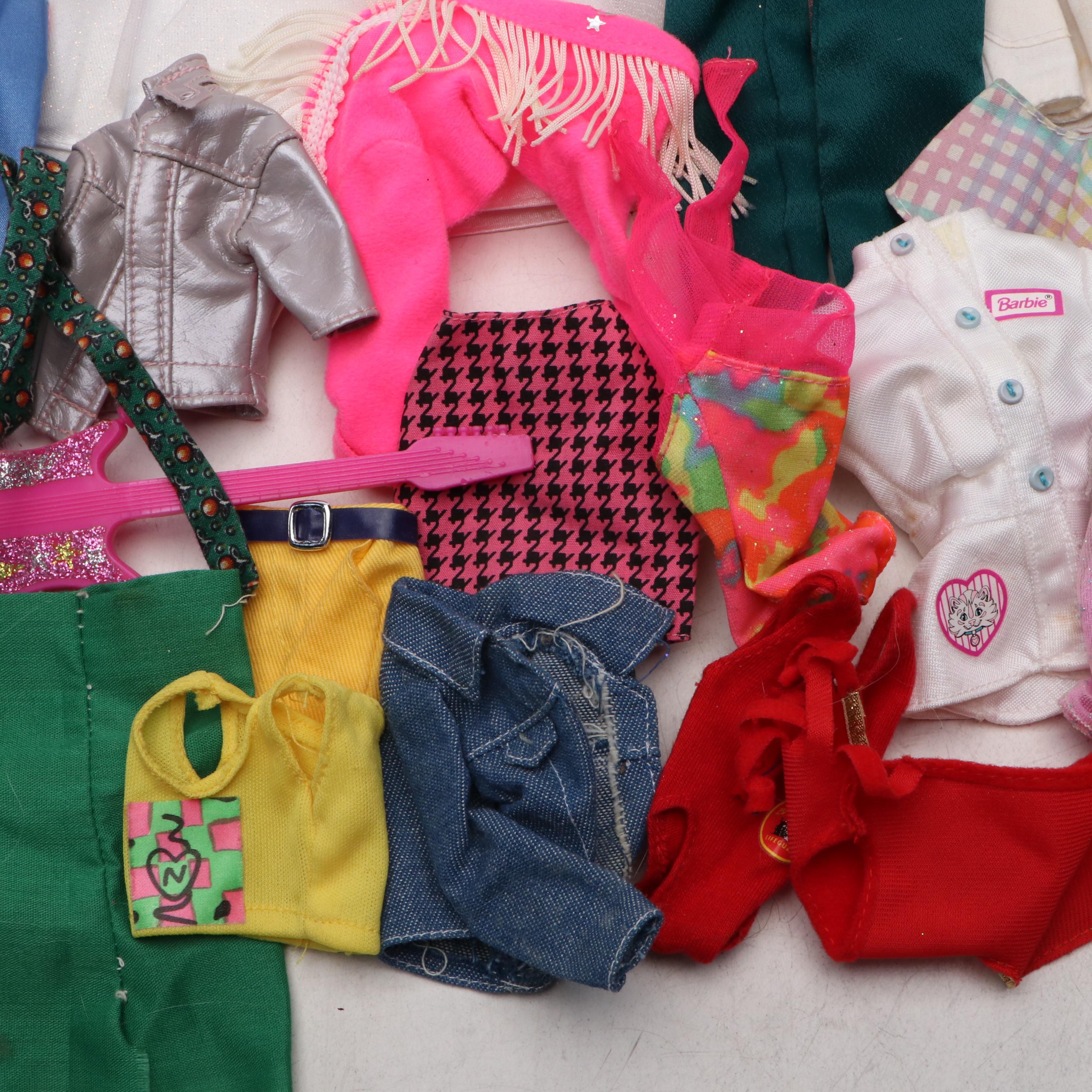 Mattel Barbie Doll with Clothes, Late 20th Century