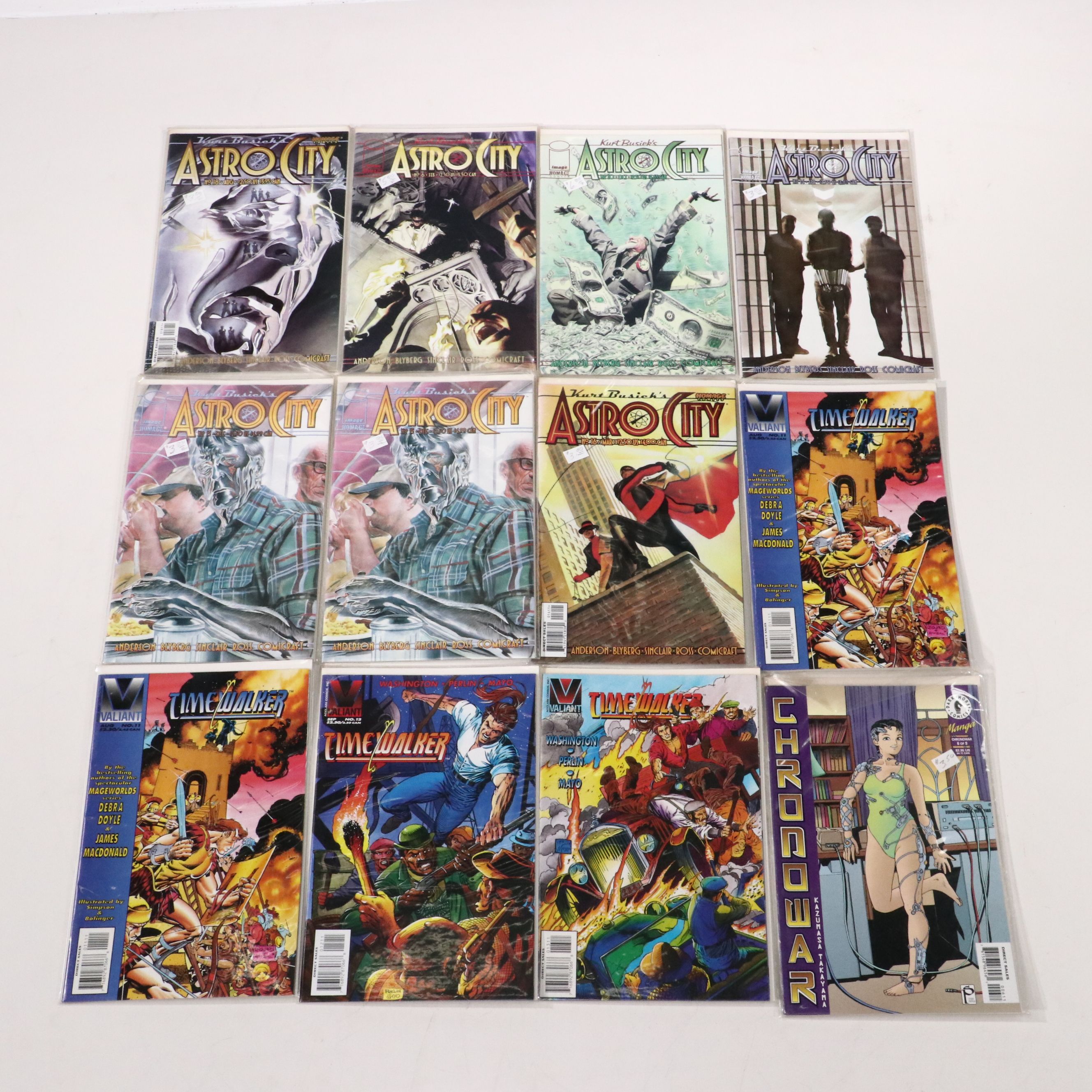 Modern Age Comic Books Featuring "21 Down", "Time Walker", and More