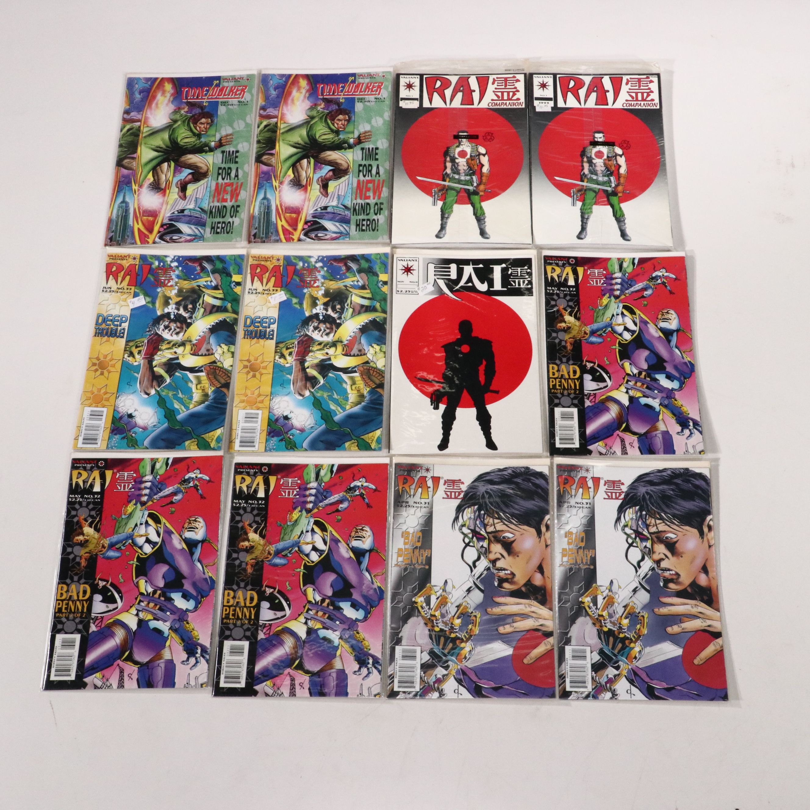 Modern Age Comic Books Featuring "21 Down", "Time Walker", and More