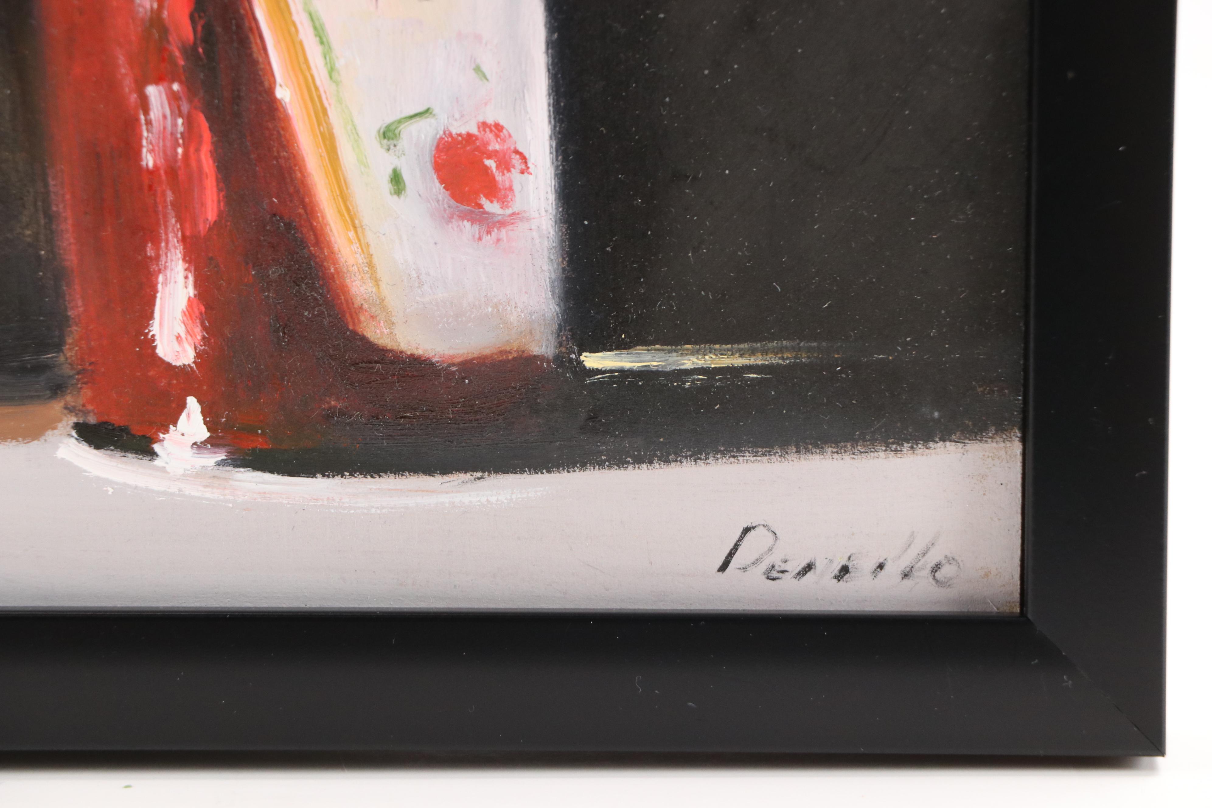 Natalia Demenko Still Life Oil Painting of Ketchup, 21st Century