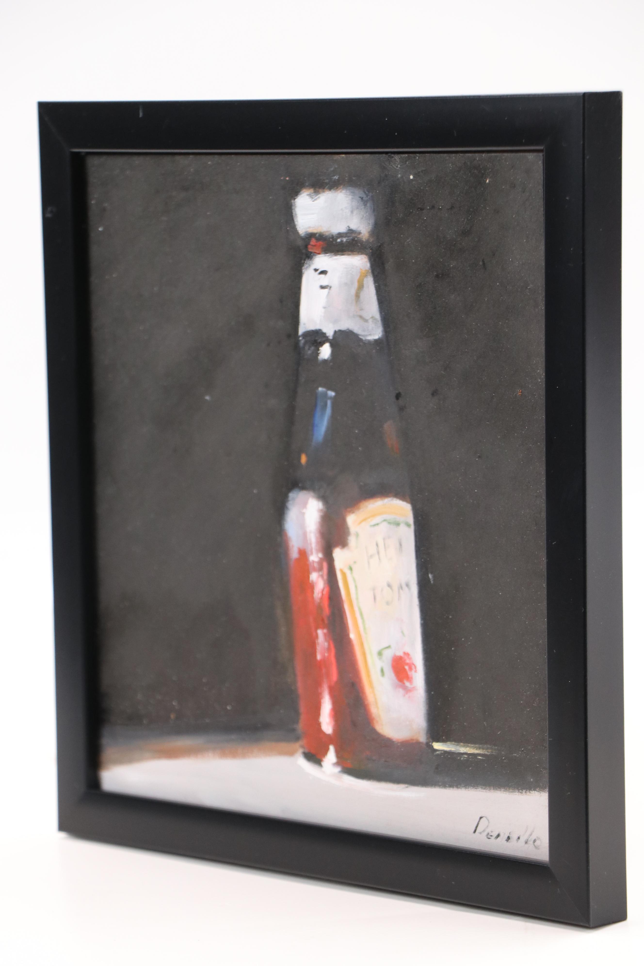 Natalia Demenko Still Life Oil Painting of Ketchup, 21st Century