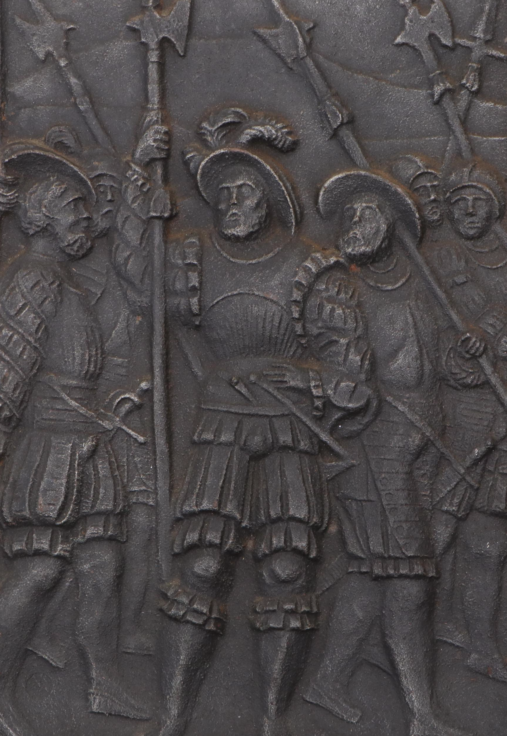 Relief Cast After Bontemps' "Halberdiers", Detail of Basílica de Saint-Denis