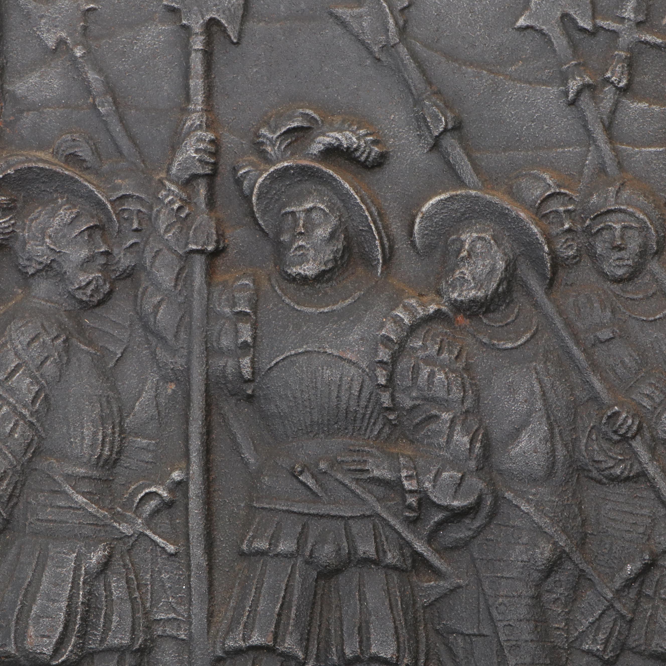Relief Cast After Bontemps' "Halberdiers", Detail of Basílica de Saint-Denis
