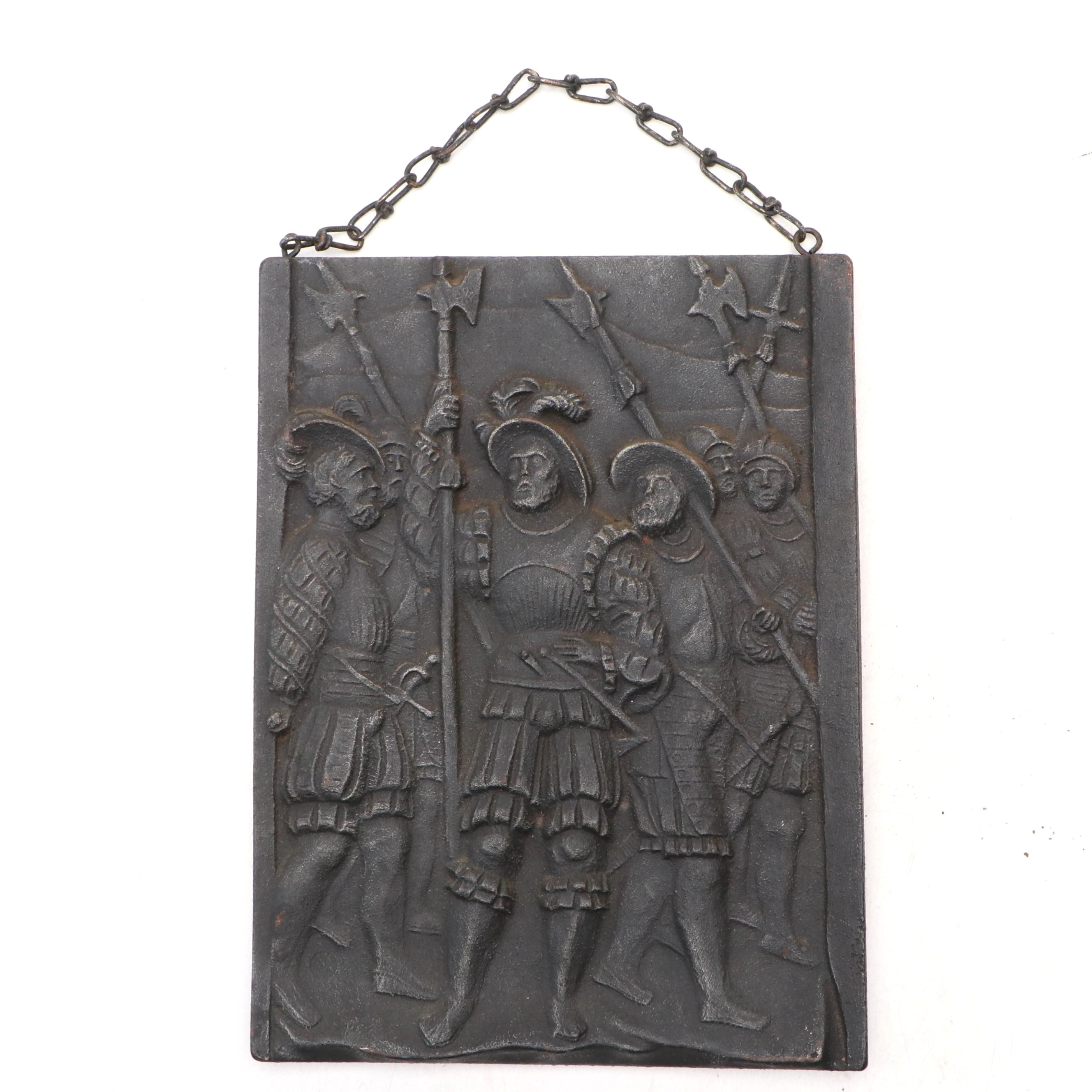 Relief Cast After Bontemps' "Halberdiers", Detail of Basílica de Saint-Denis