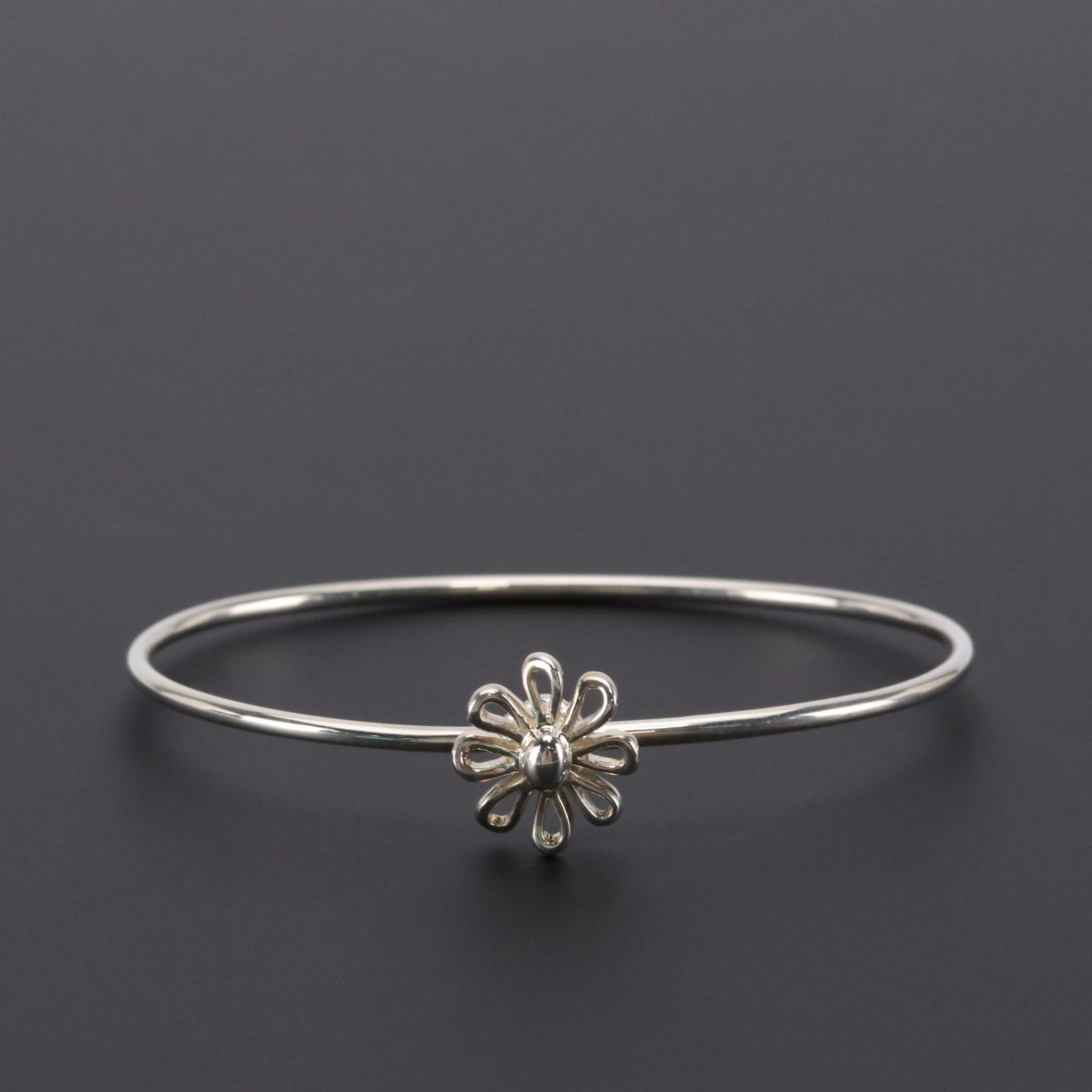 Paloma Picasso for Tiffany & Co. Daisy Sterling Wire Bracelet in Box