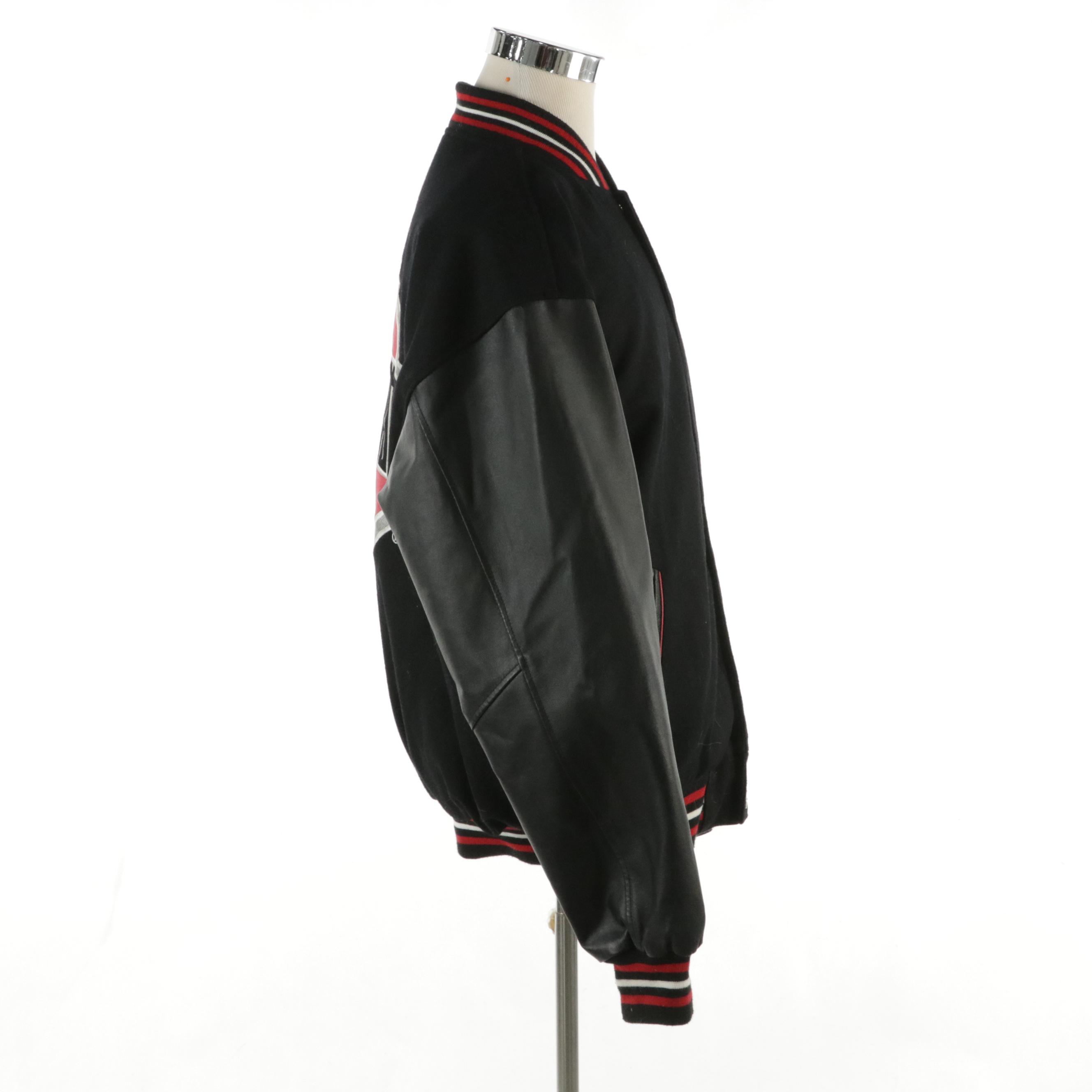 Men's JH Design Ohio State Buckeyes Reversible Bomber Jacket