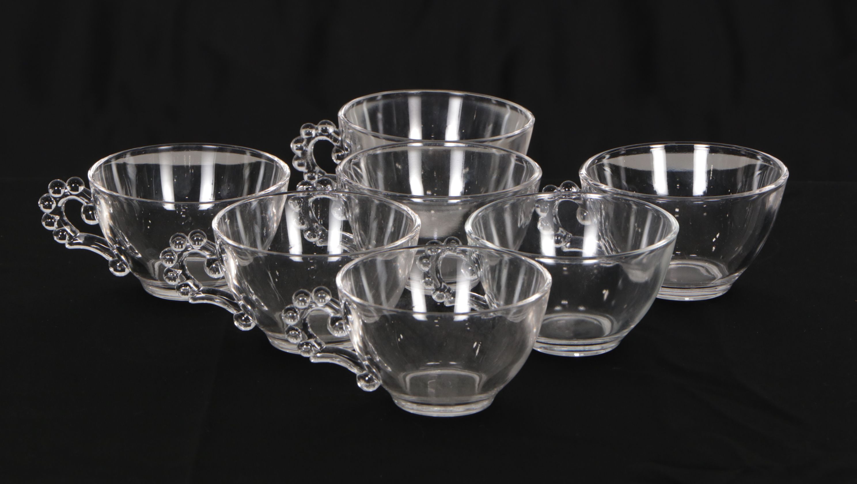 Imperial "Candlewick" Glassware Collection Featuring Waterfall Candle Holders