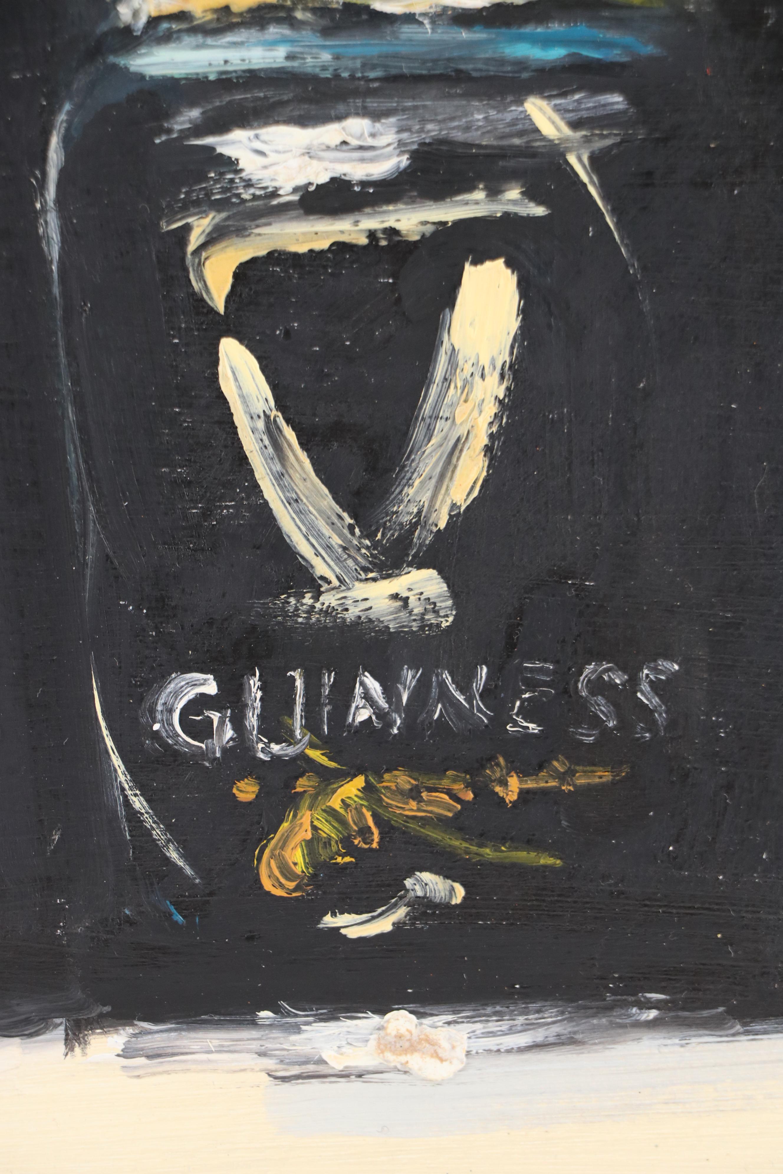 Natalia Demenko Still Life Oil Painting of Guinness, 21st Century