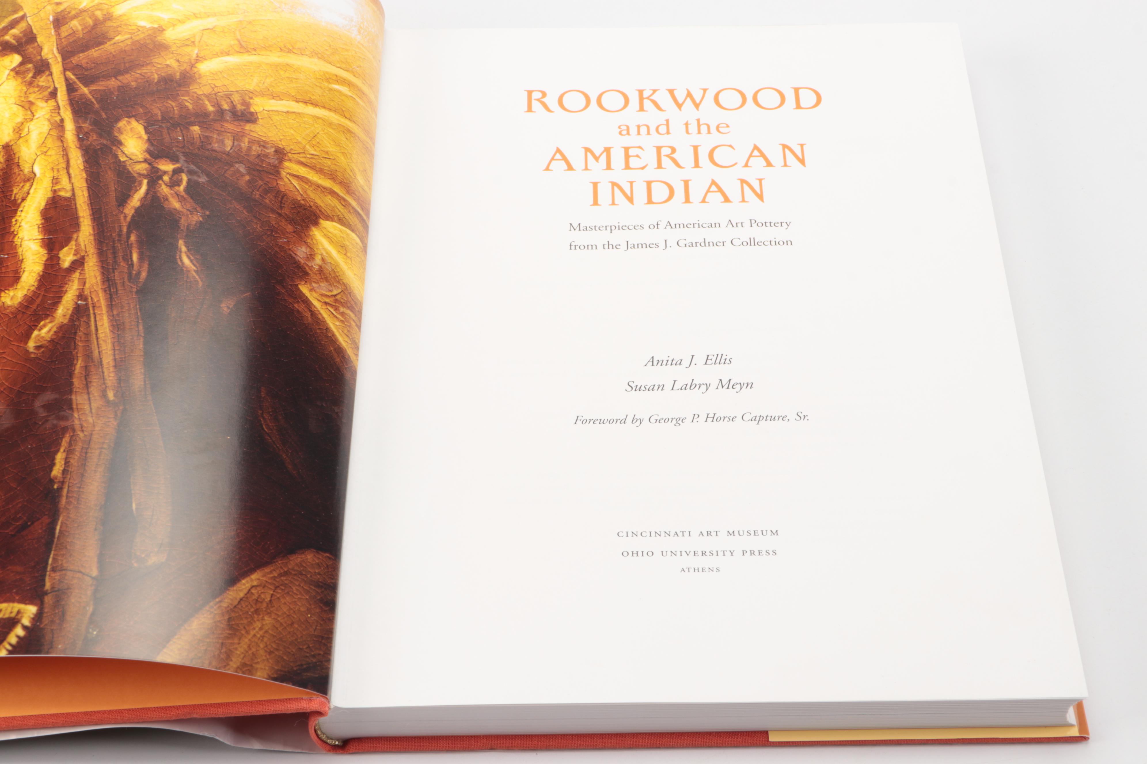 First Edition "Rookwood and the American Indian" by Anita J. Ellis, 2007