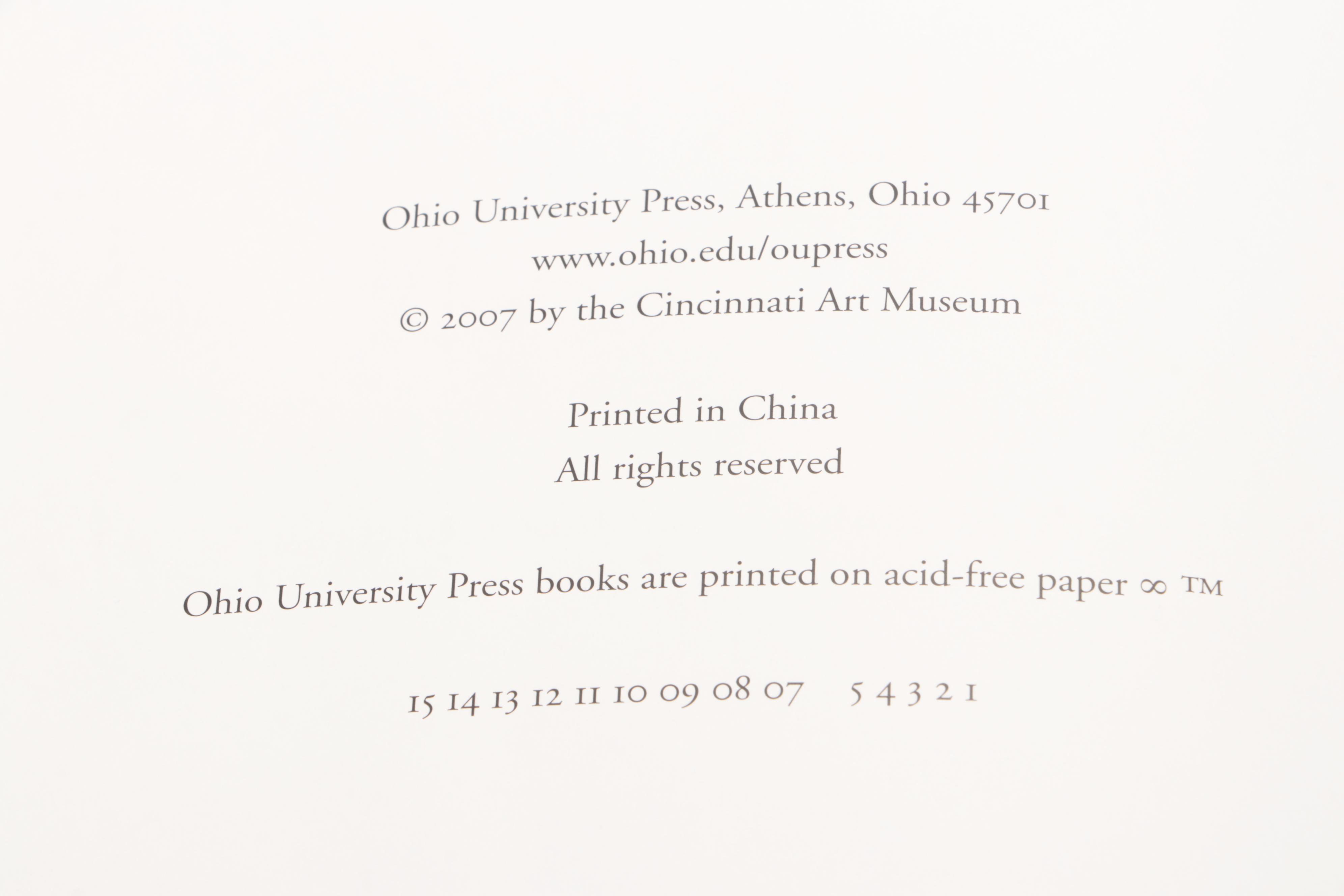 First Edition "Rookwood and the American Indian" by Anita J. Ellis, 2007