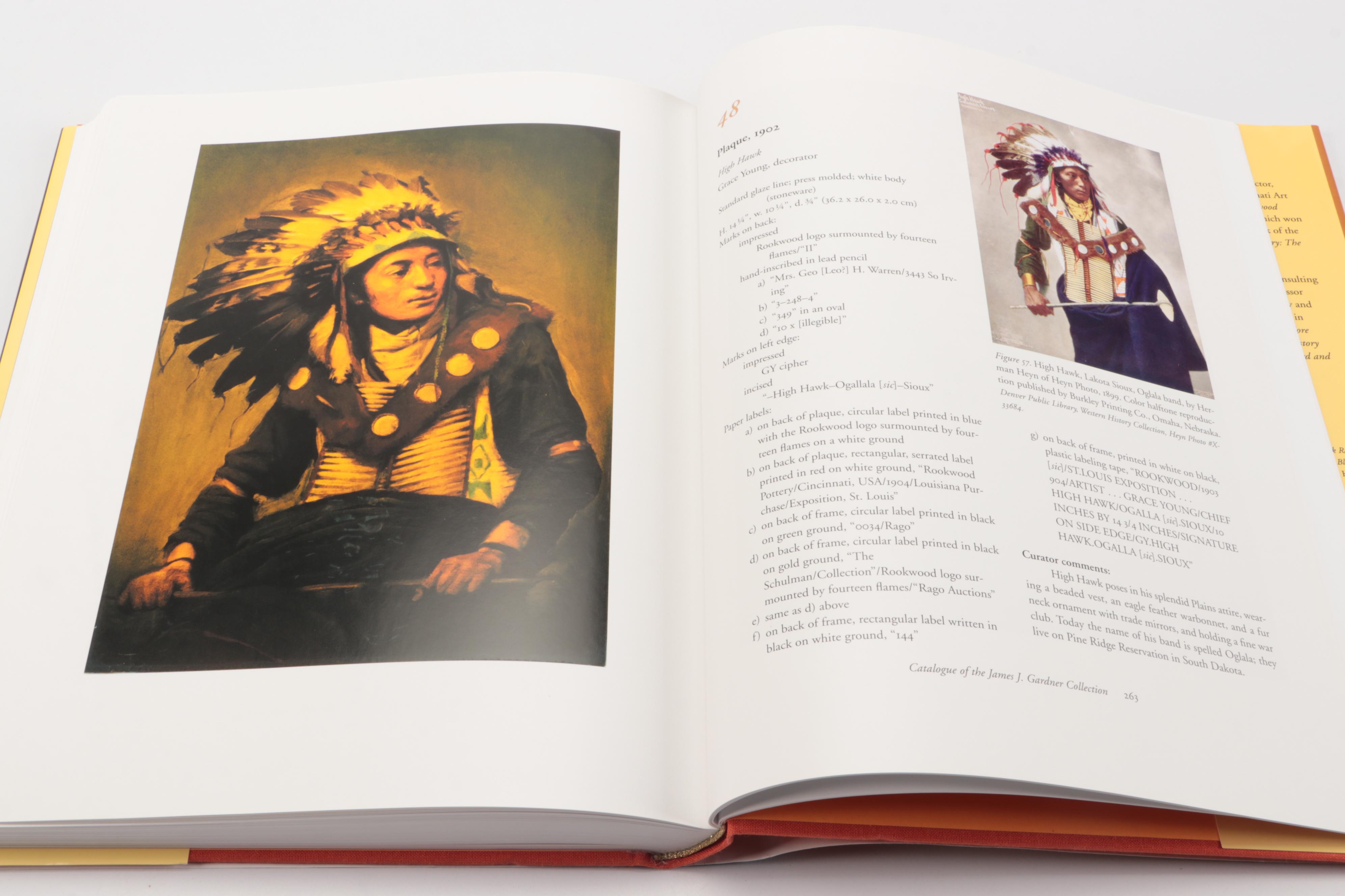 First Edition "Rookwood and the American Indian" by Anita J. Ellis, 2007