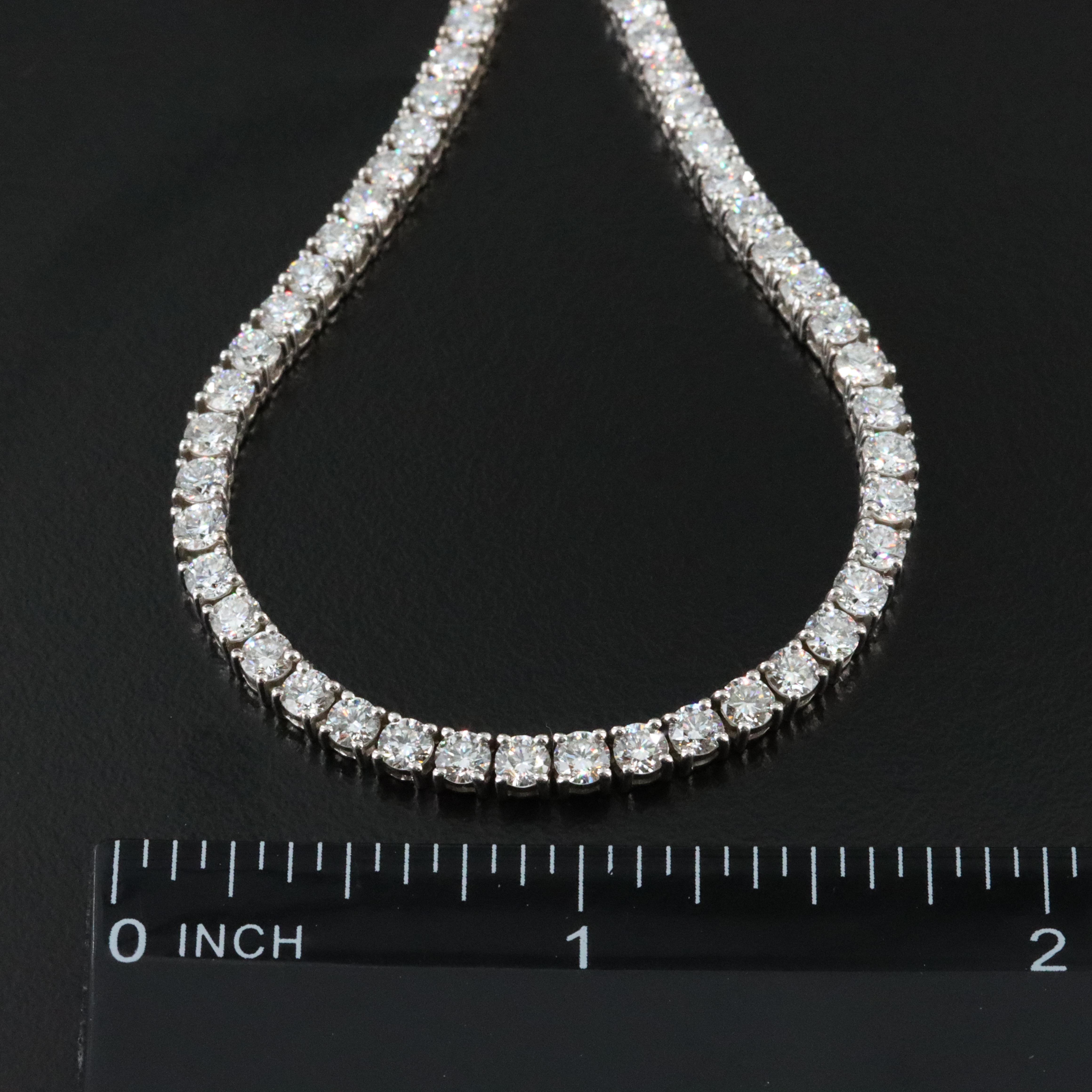 14K 12.77 CTW Lab Grown Diamond Necklace