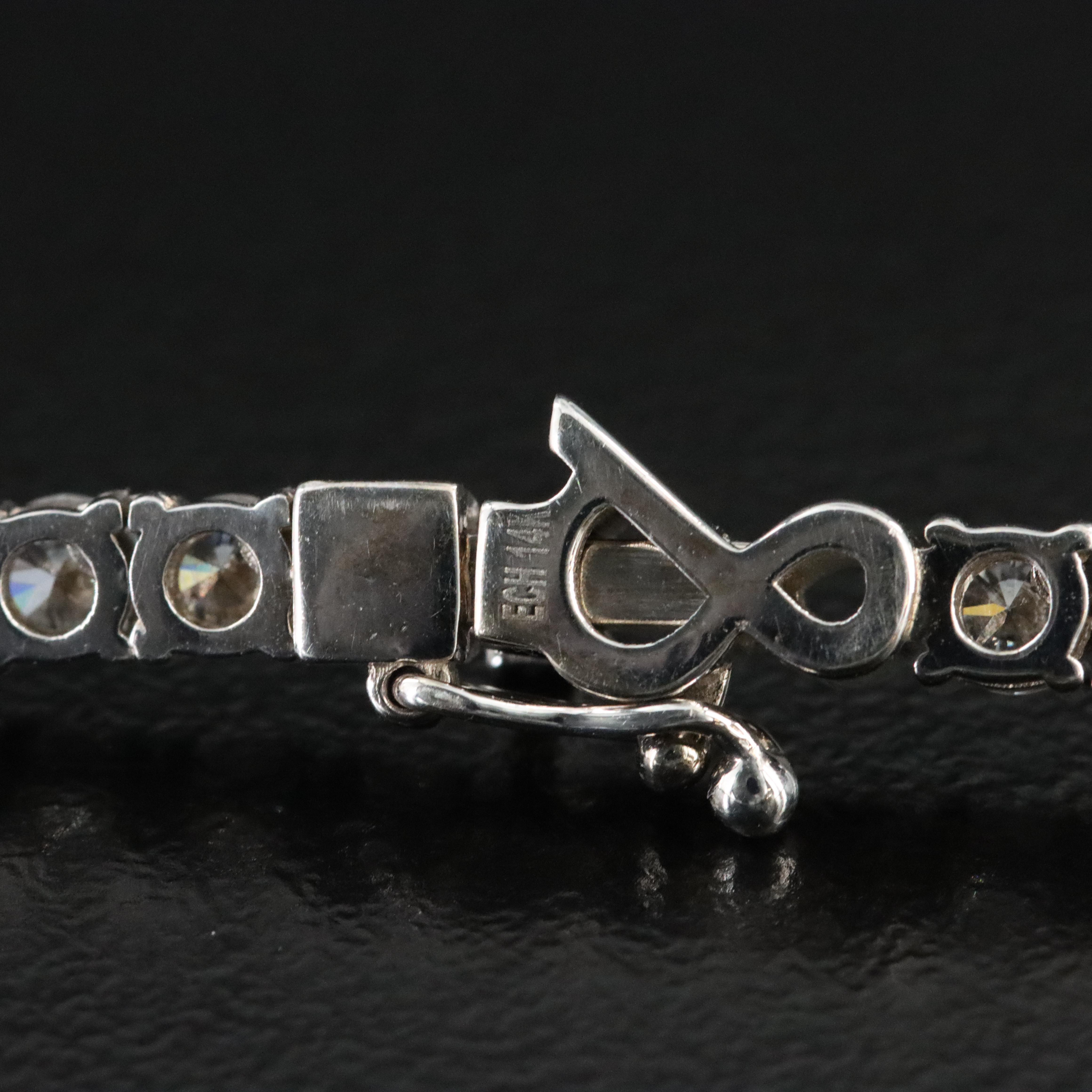 14K 12.77 CTW Lab Grown Diamond Necklace