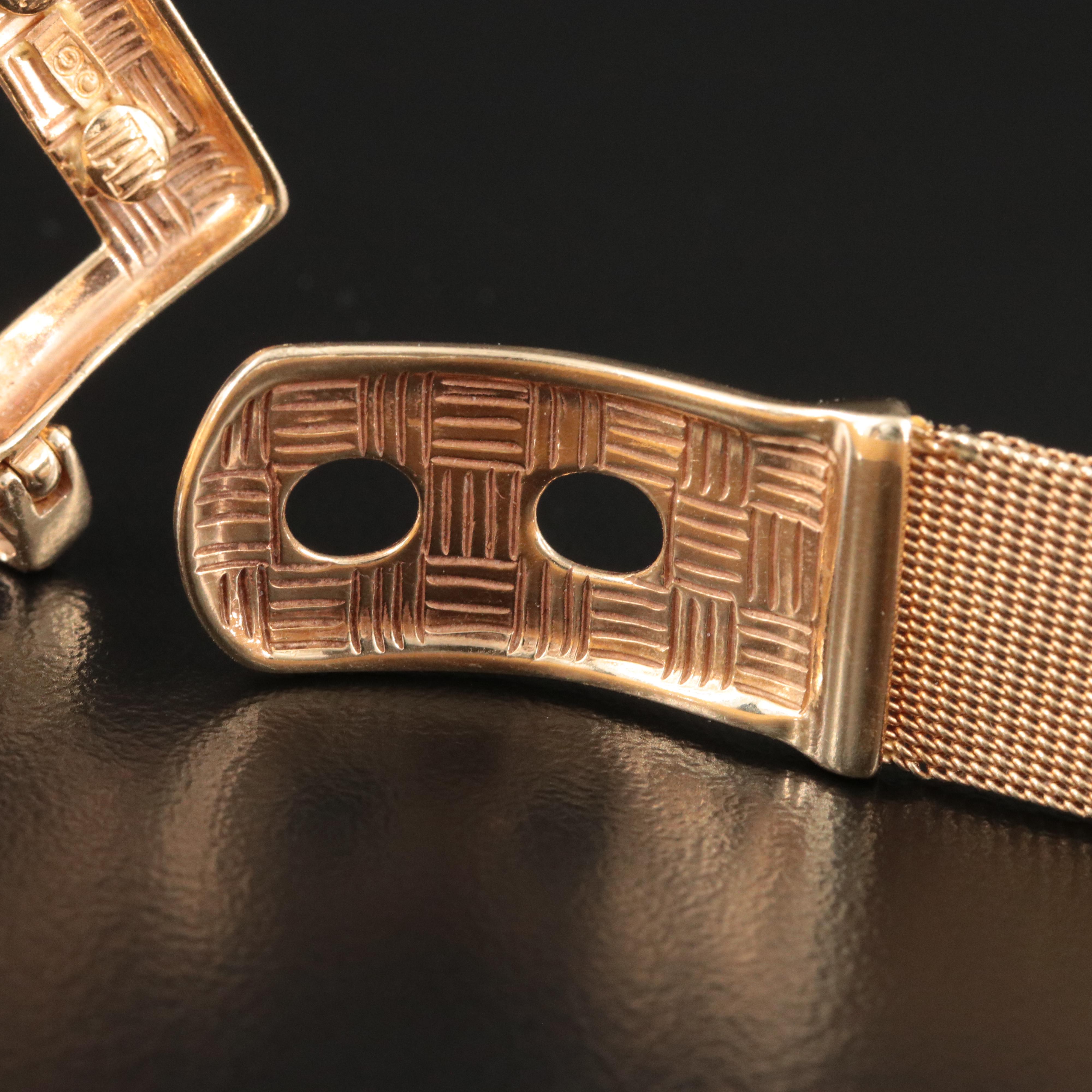 Italian 14K Buckle Bracelet