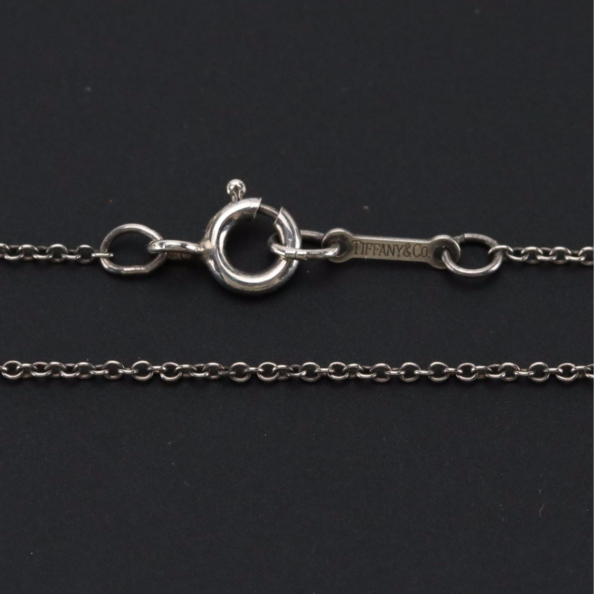 Elsa Peretti for Tiffany & Co. Sterling Full Heart Necklace With Box