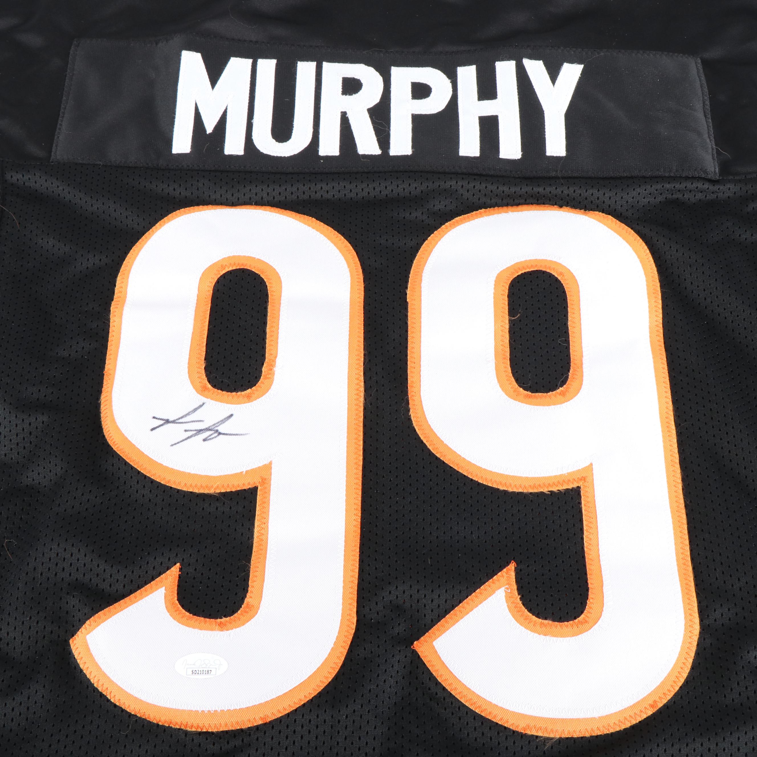 Myles Murphy Signed Cincinnati Bengals Football Jersey, JSA
