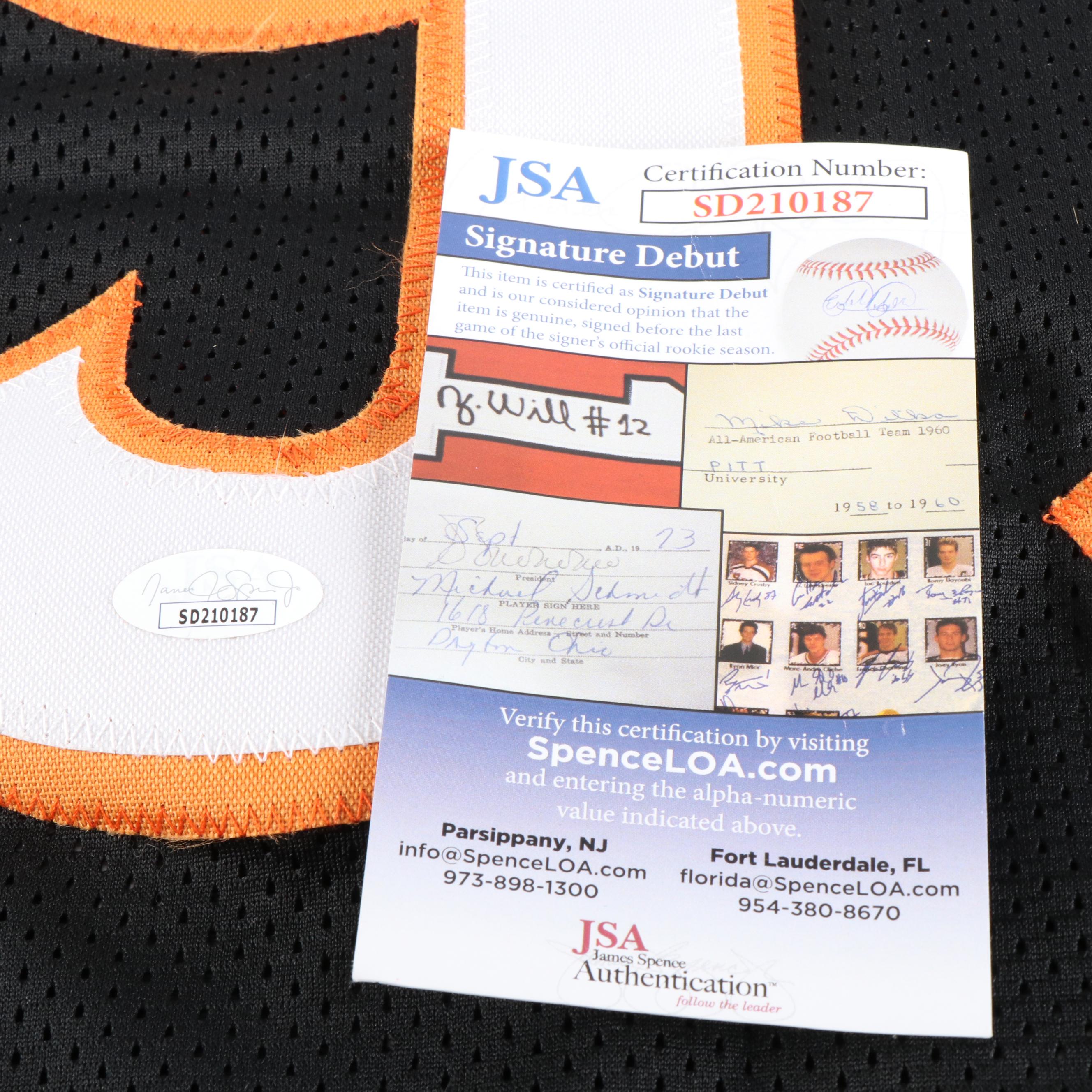 Myles Murphy Signed Cincinnati Bengals Football Jersey, JSA