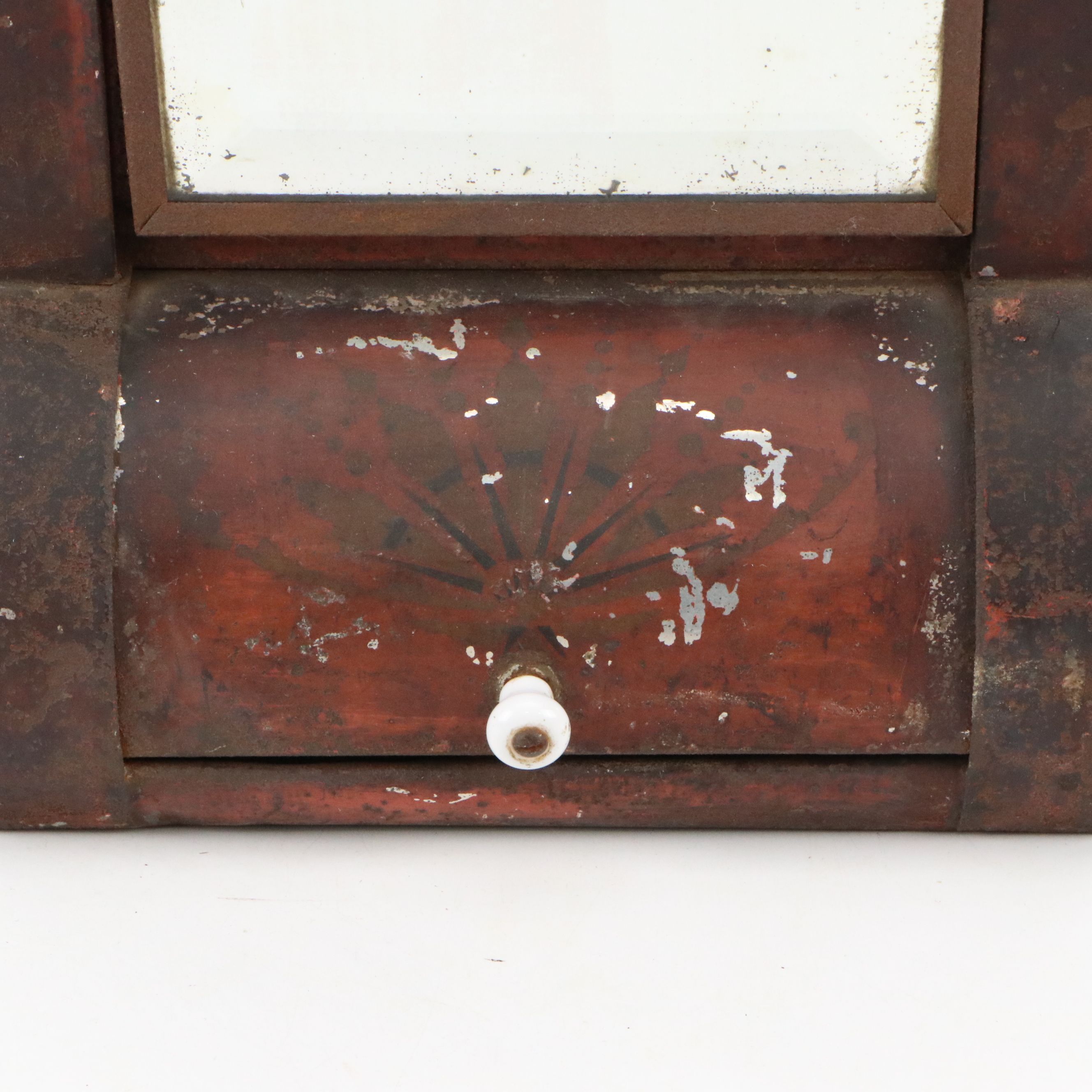 Painted Tin General Store Spice or Coffee Countertop Bin