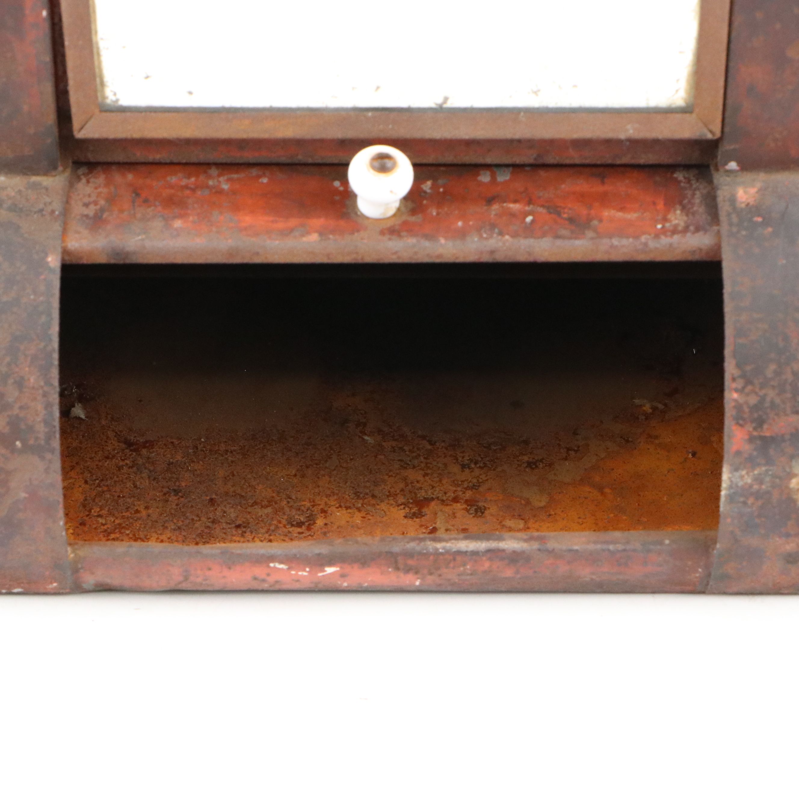 Painted Tin General Store Spice or Coffee Countertop Bin