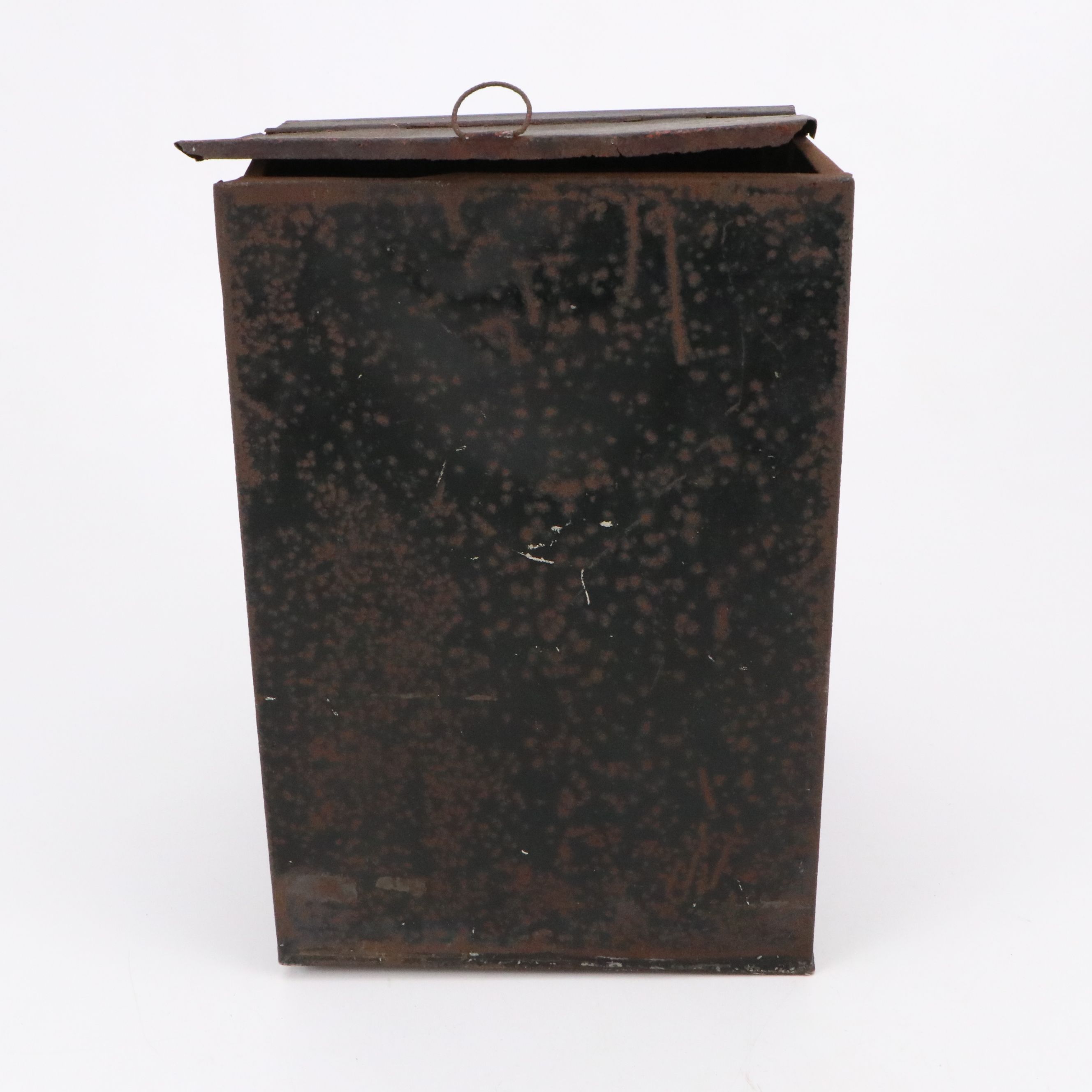 Painted Tin General Store Spice or Coffee Countertop Bin