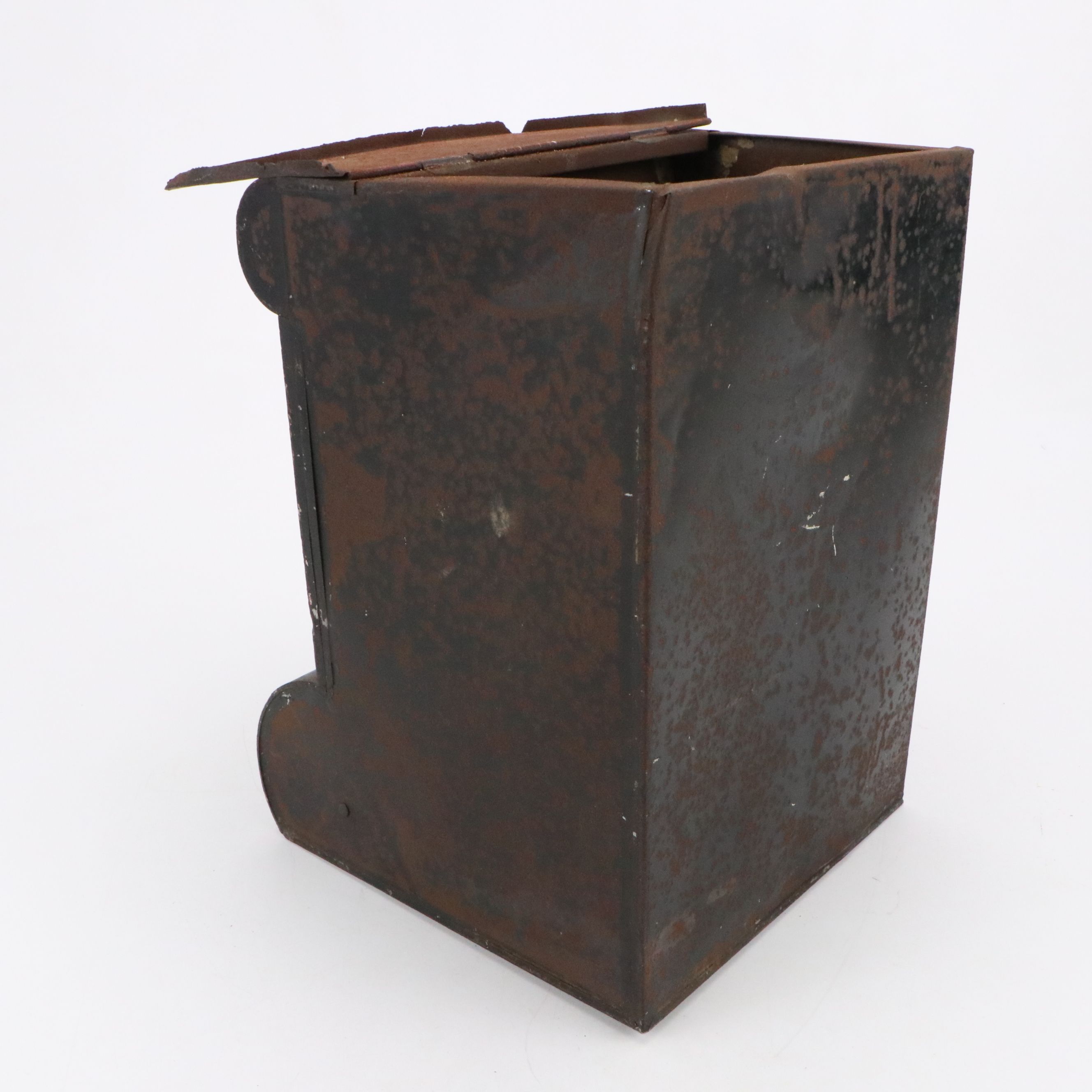 Painted Tin General Store Spice or Coffee Countertop Bin