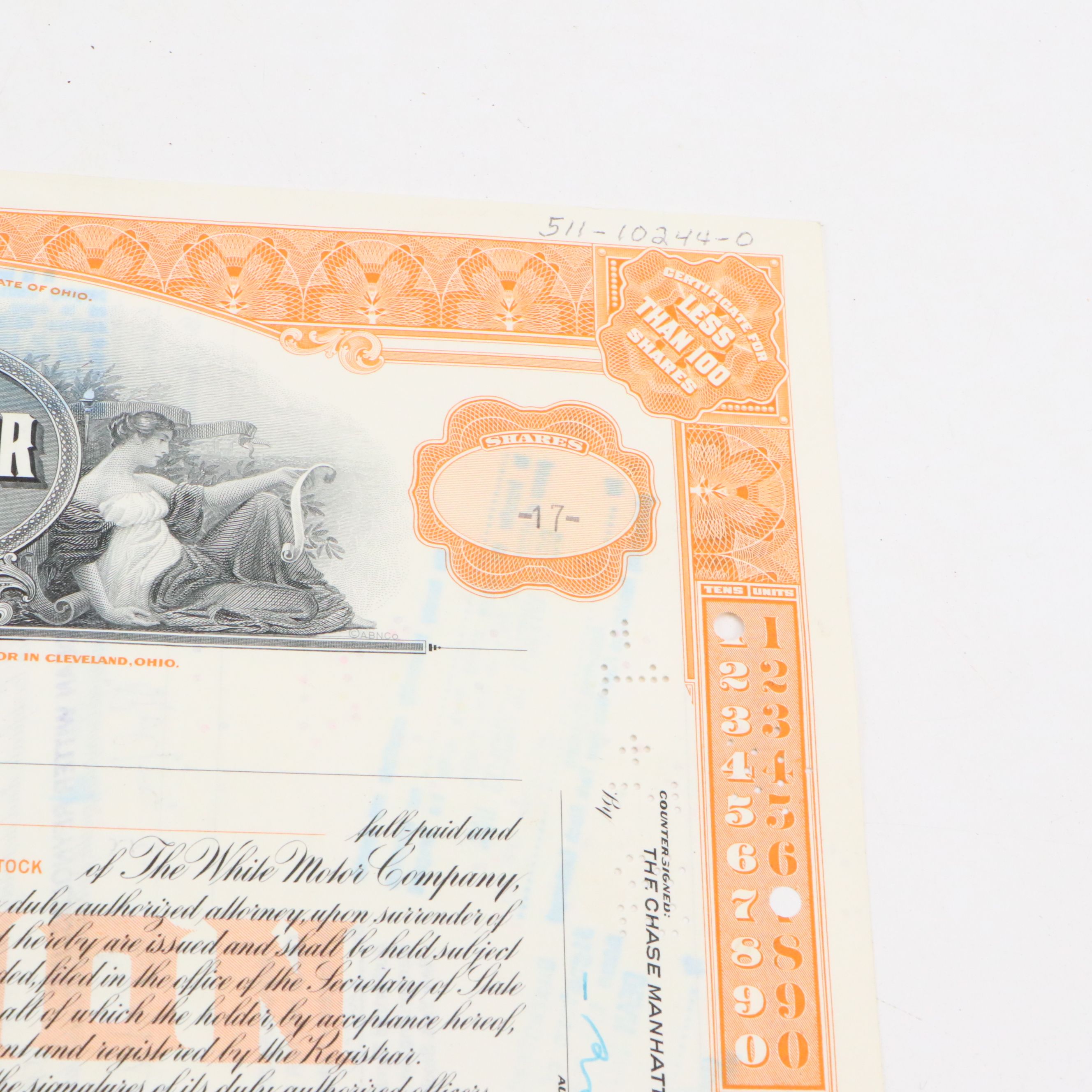 White Motor and Phelps Dodge Stock Certificates, Mid-20th Century