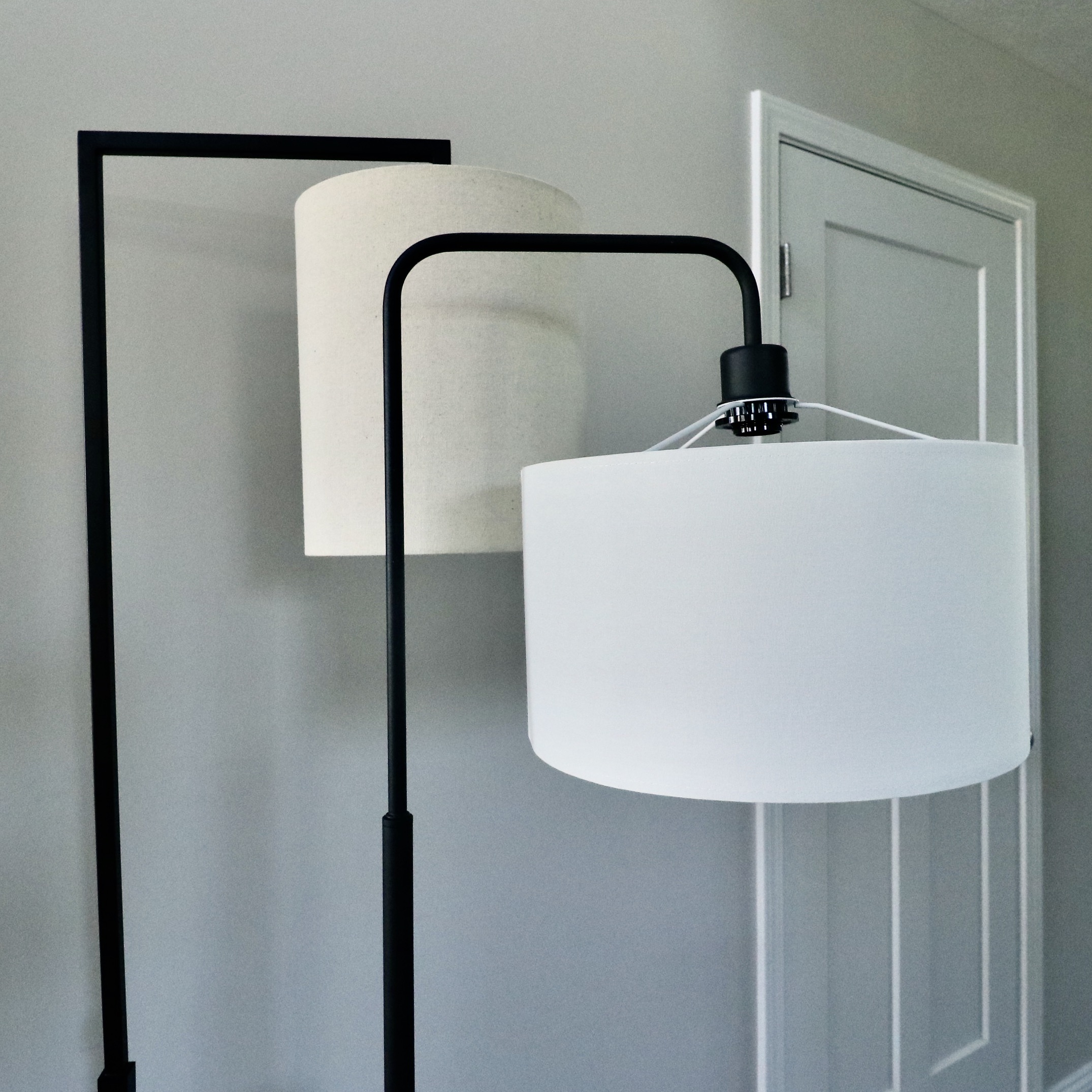 Lite Source Metal and Other Floor Lamp with USB Ports