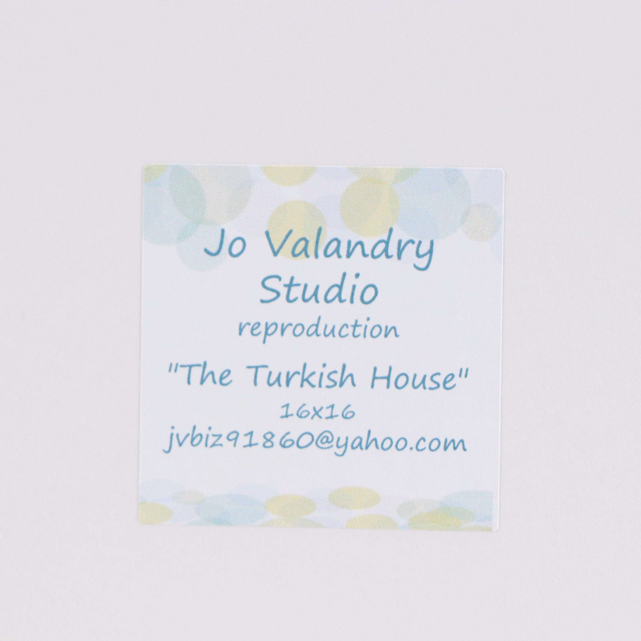 Jo Valandry Studio Giclées "The Turkish House" and "The Red Door"