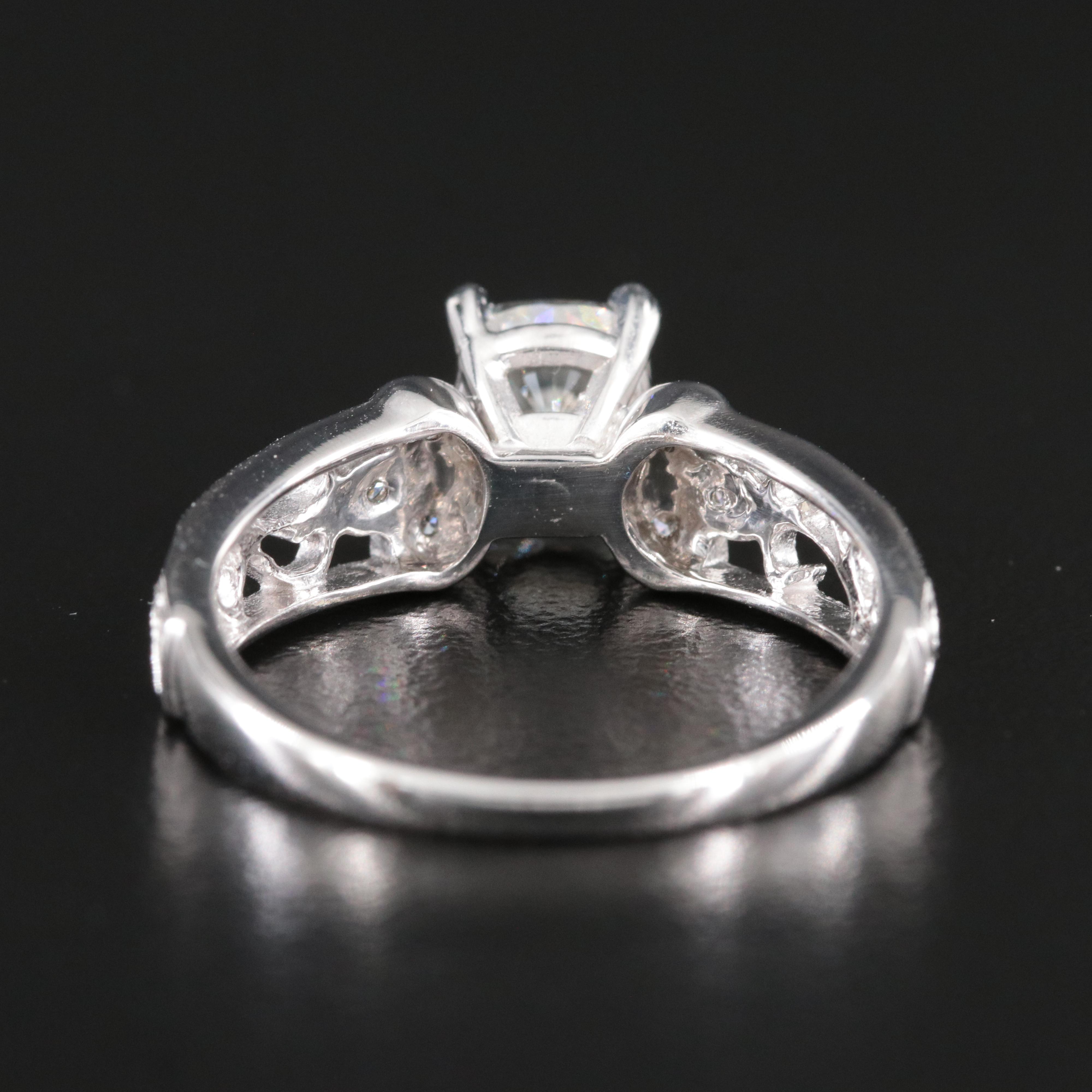 14K 1.29 CTW Diamond Ring with GIA eReport