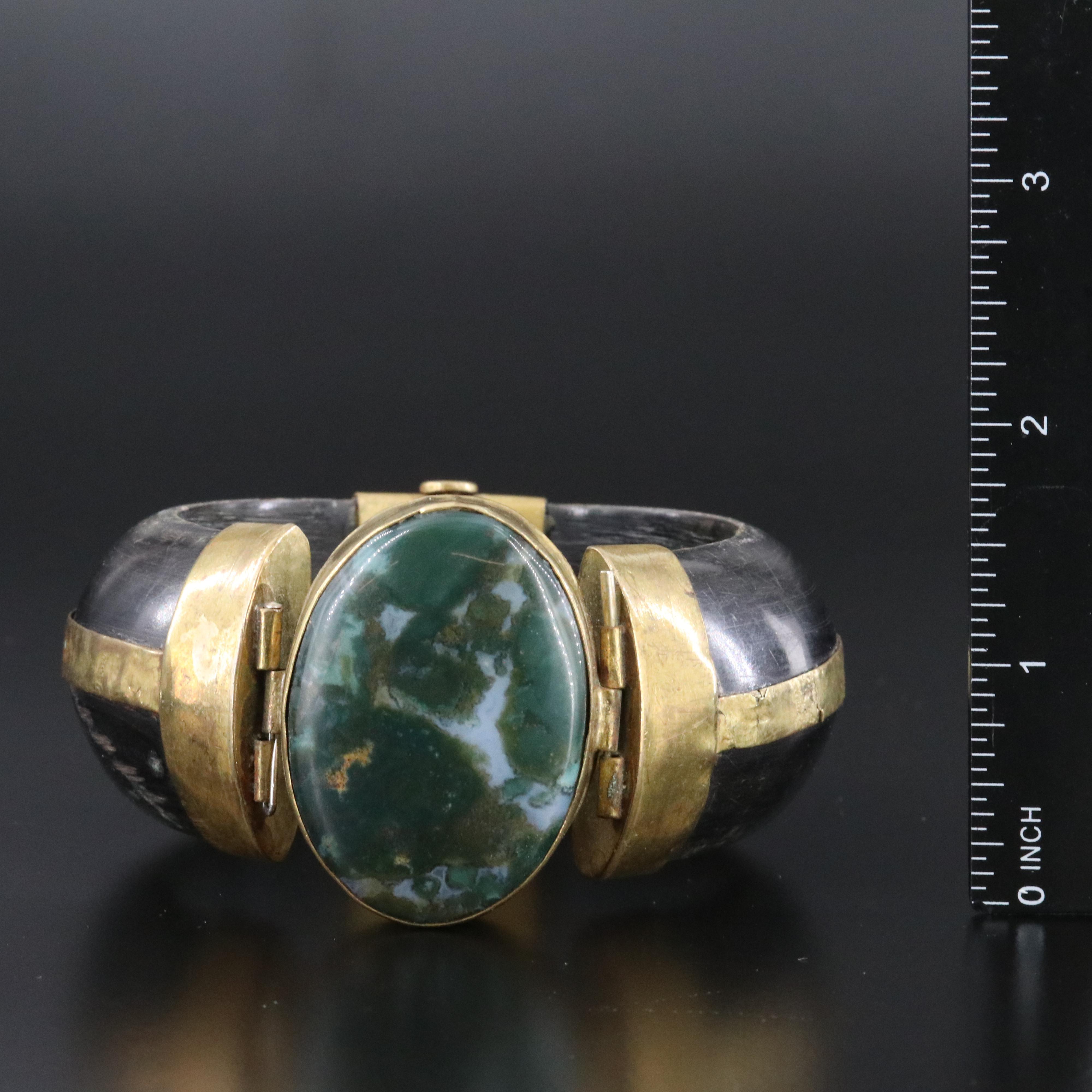 Gemstone Bangles and Turquoise Bead Necklace