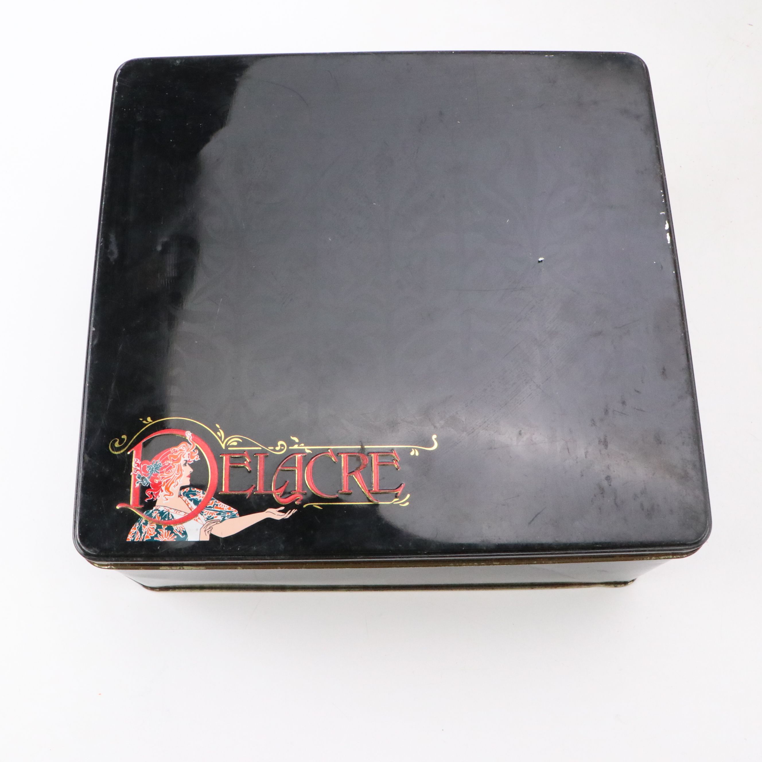 National Can Co. Tin Bread Box with Velvet Tobacco Can and More Canisters