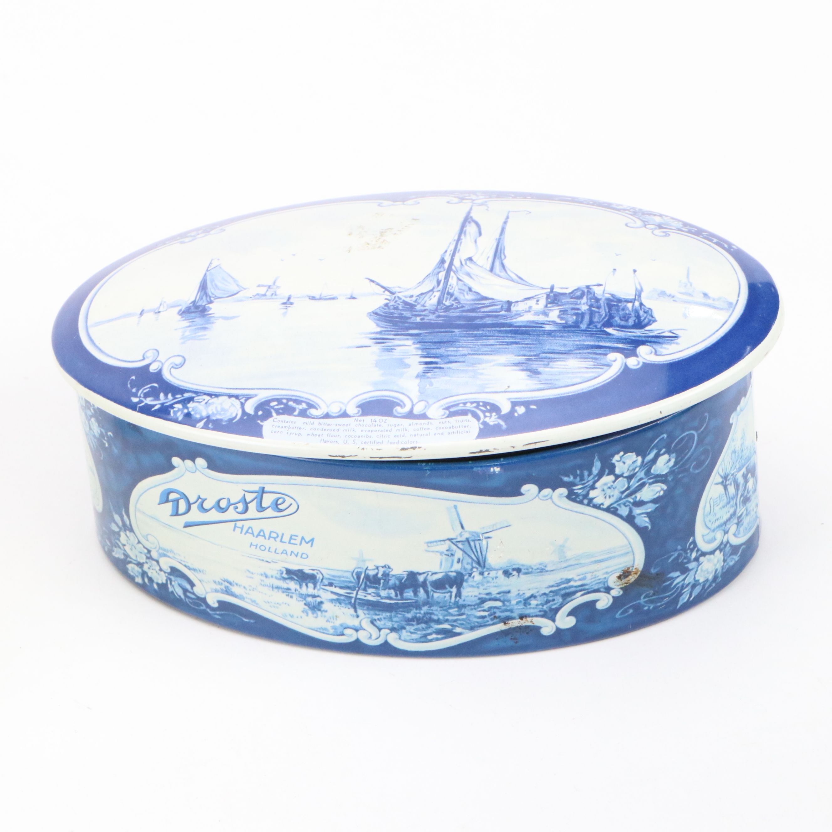 National Can Co. Tin Bread Box with Velvet Tobacco Can and More Canisters